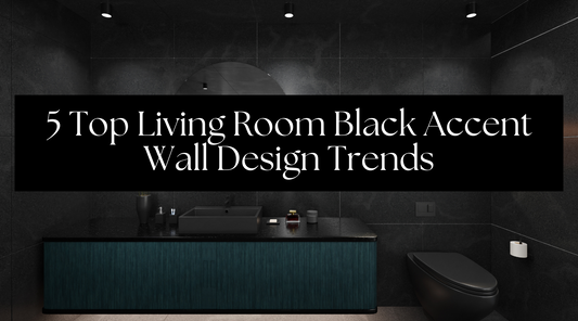 5 Top Living Room Black Accent Wall Design Trends