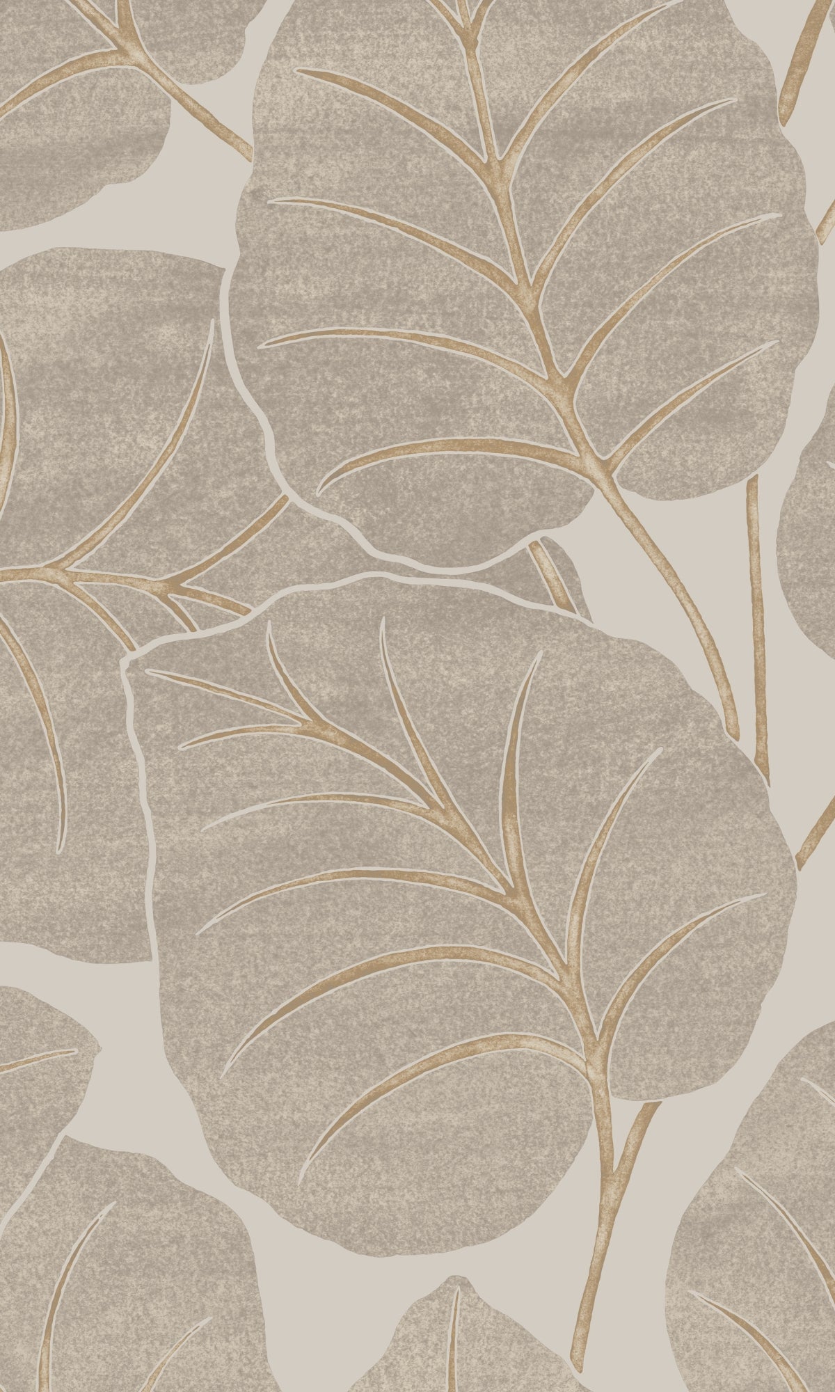 Beige Luxor Leaf Tropical Wallpaper R8903