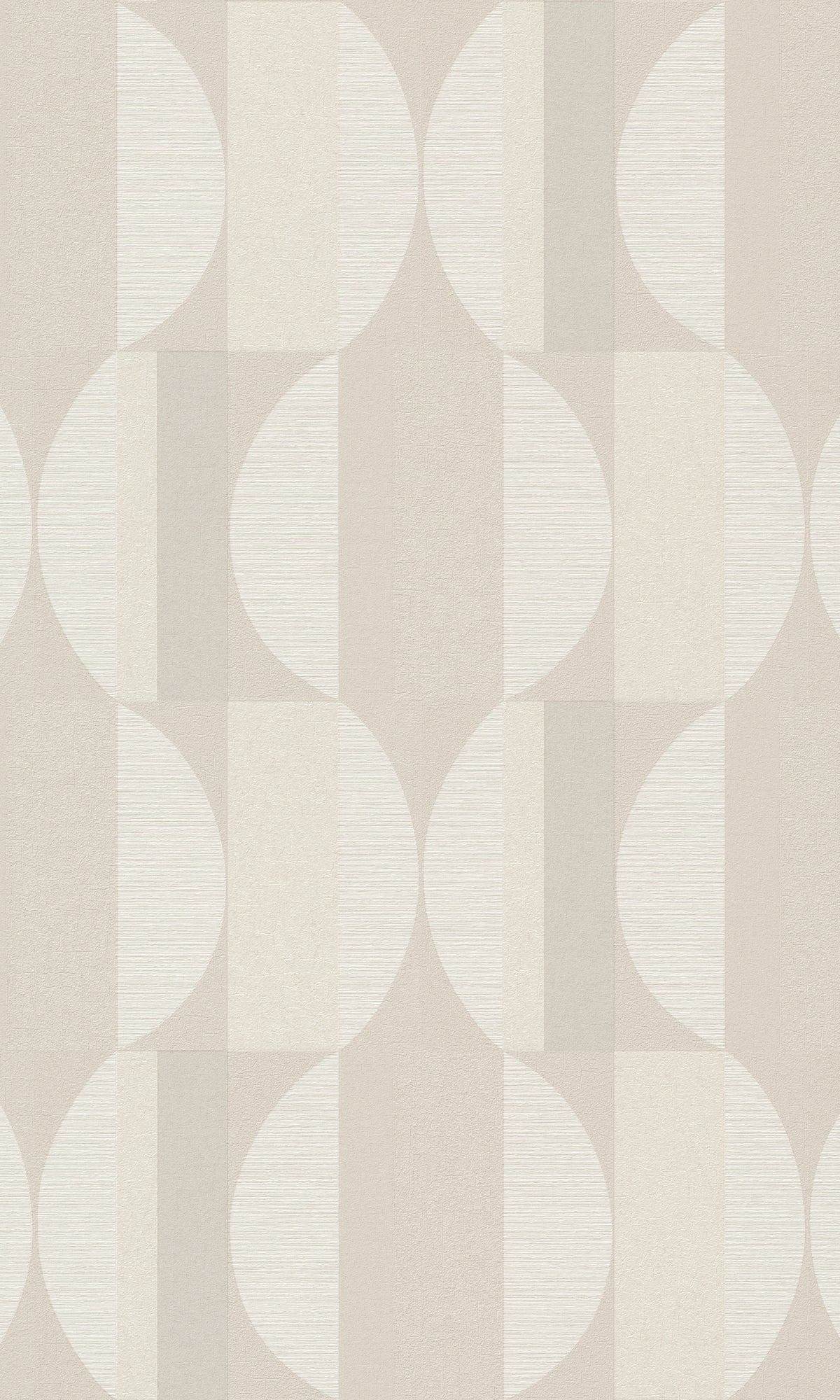 Beige Semi Circle Geometric Wallpaper R8724