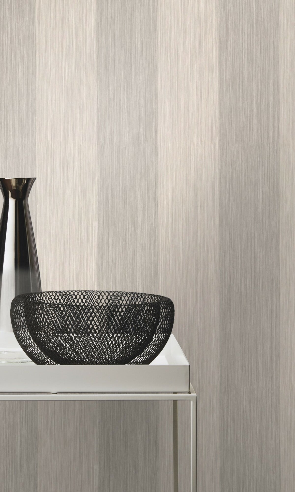 Beige Simple Elegant Stripe Wallpaper R8636