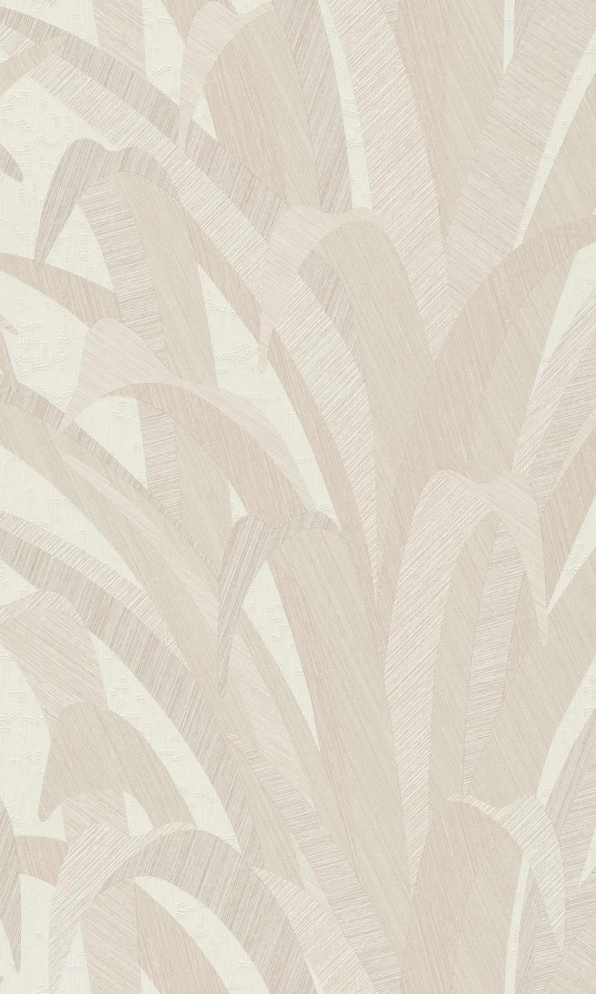 Beige Tropical Palm Leaves Wallpaper R8718