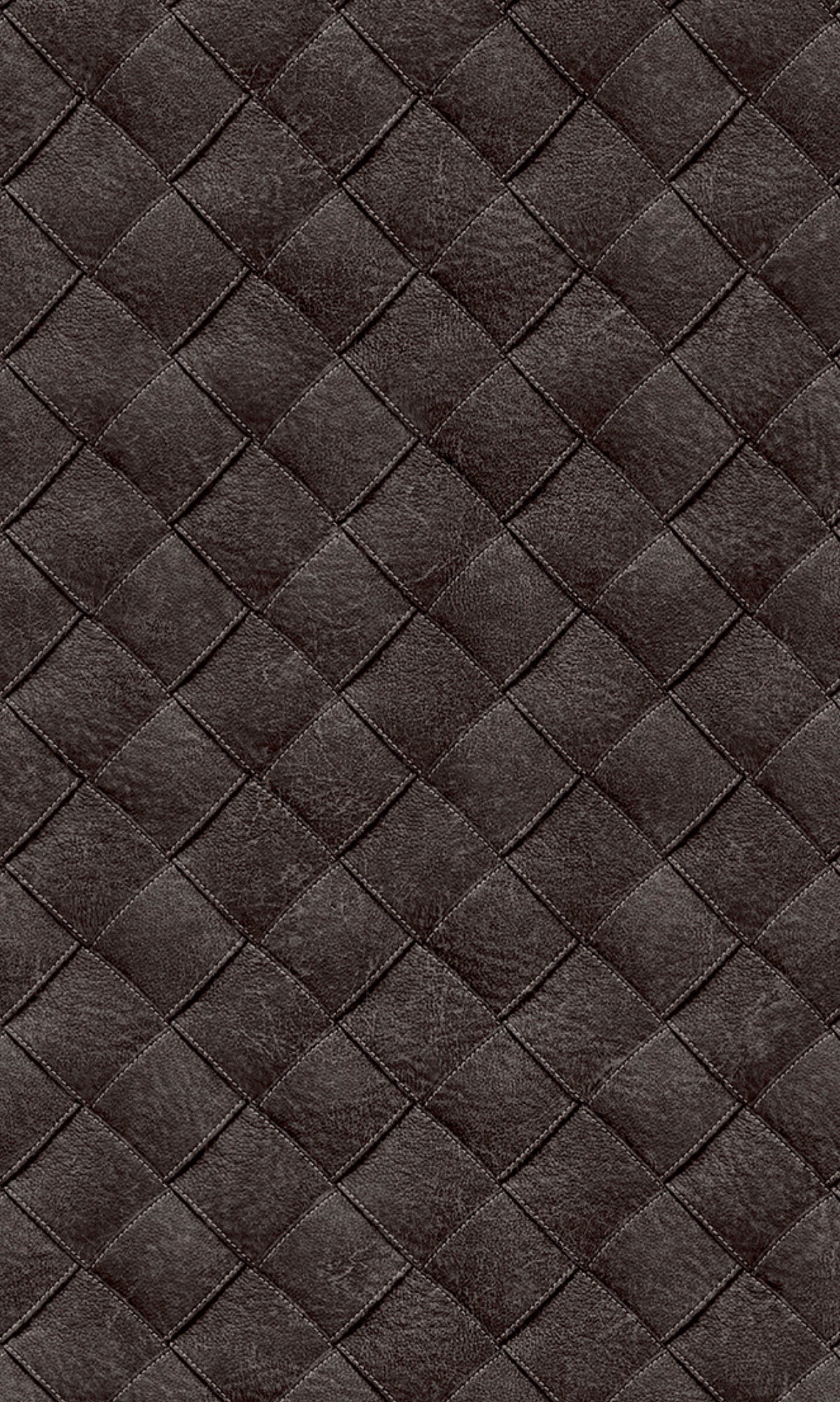 Black Leather Patchwork Geometric Wallpaper R8248