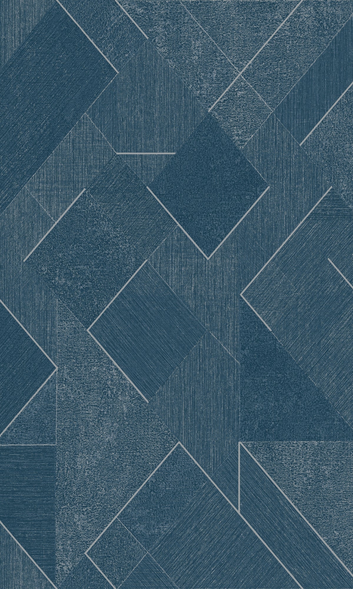Blue Textured Geometric Diamond R9323