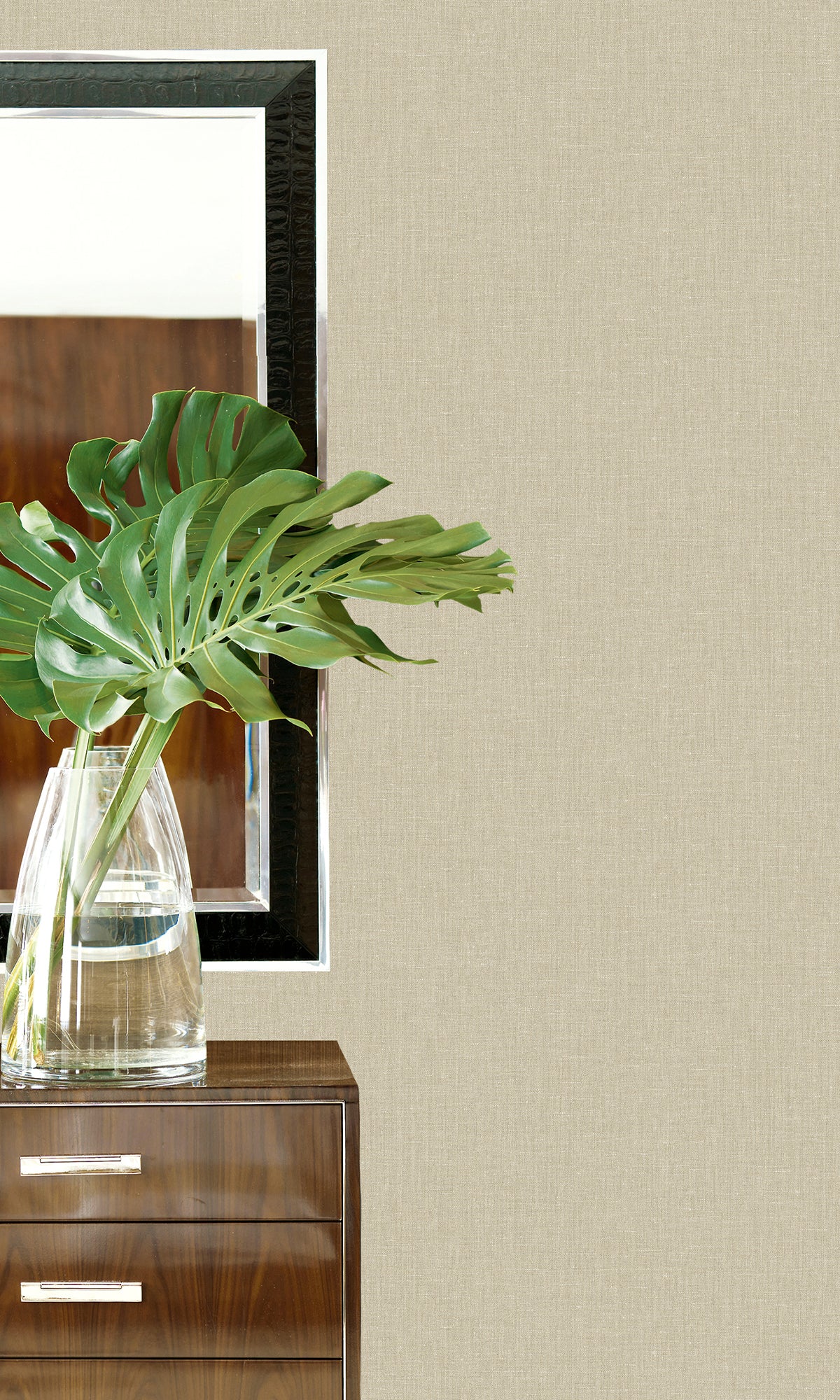 Dove Linen Weave Textured Vinyl Commercial Wallpaper C7703