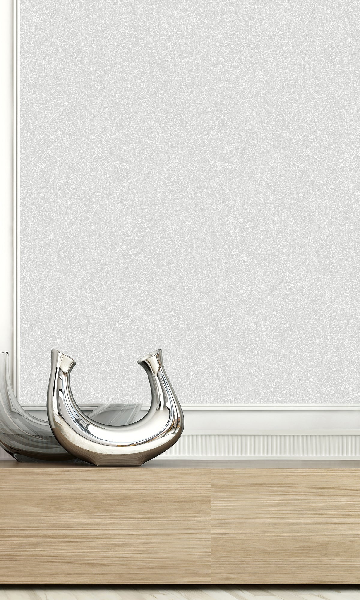 Platinum Faux Leather Textured Vinyl Commercial Wallpaper C7715