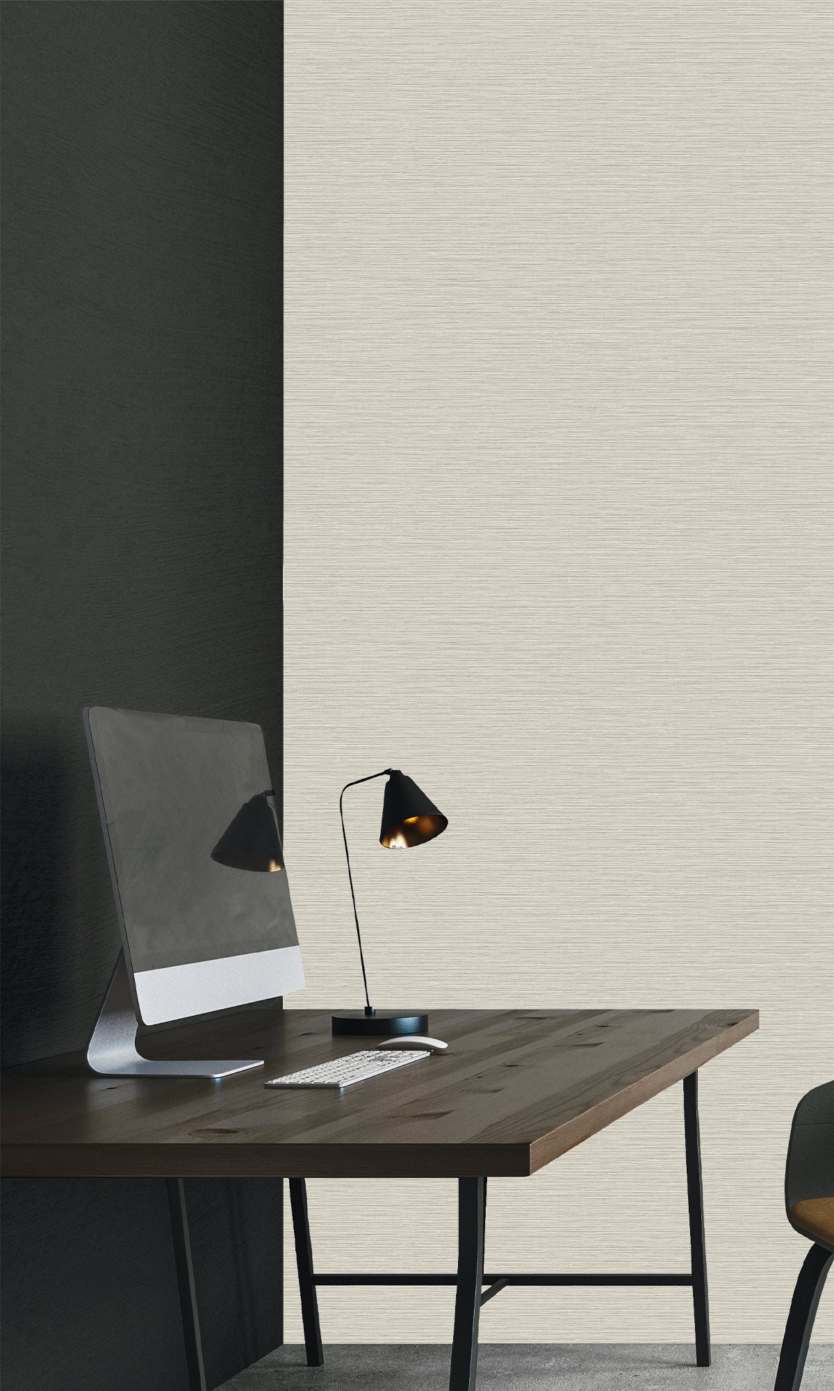 Balmy Oak Faux Silk Textured Vinyl Commercial Wallpaper C7666