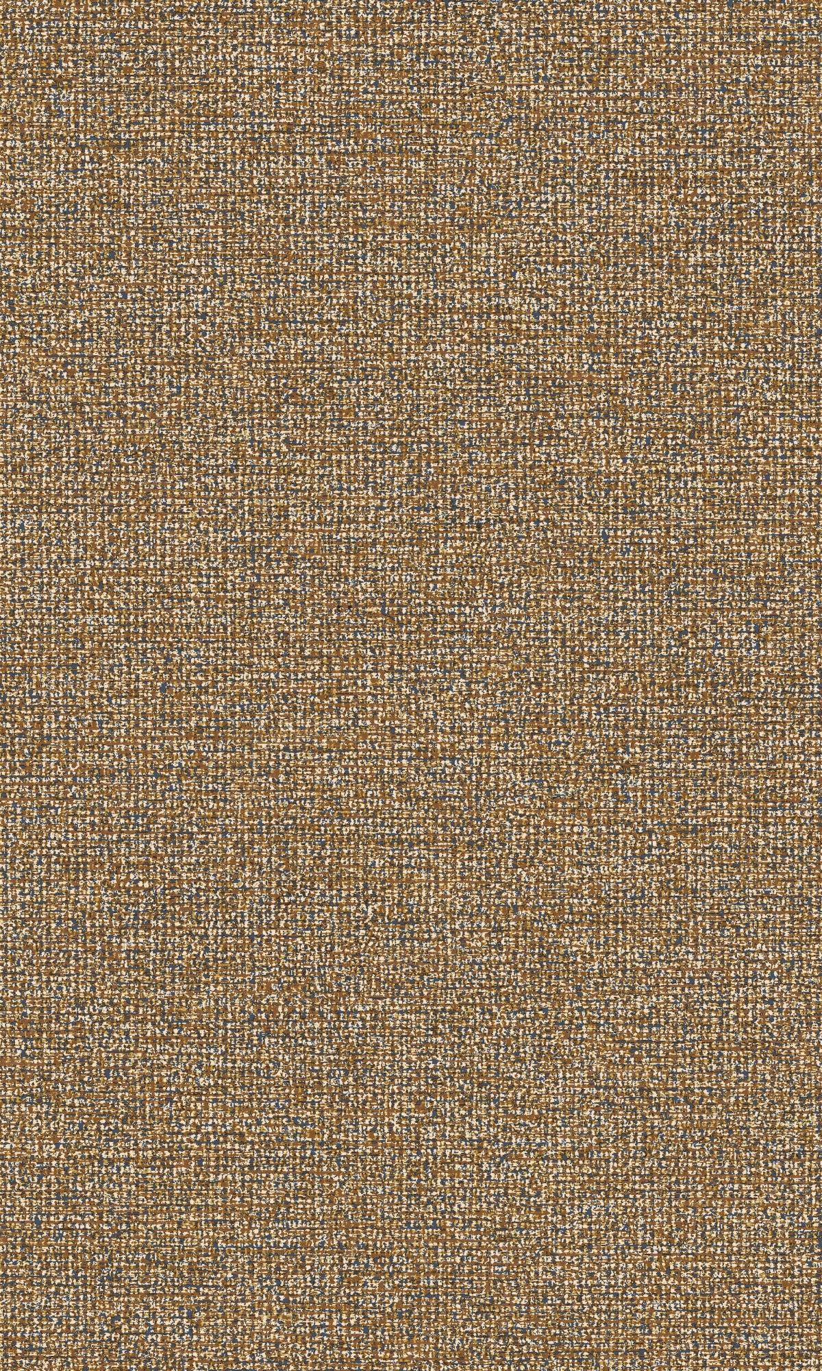 Camel & Blue Fabric Like Textured Non-Woven Wallpaper R9079