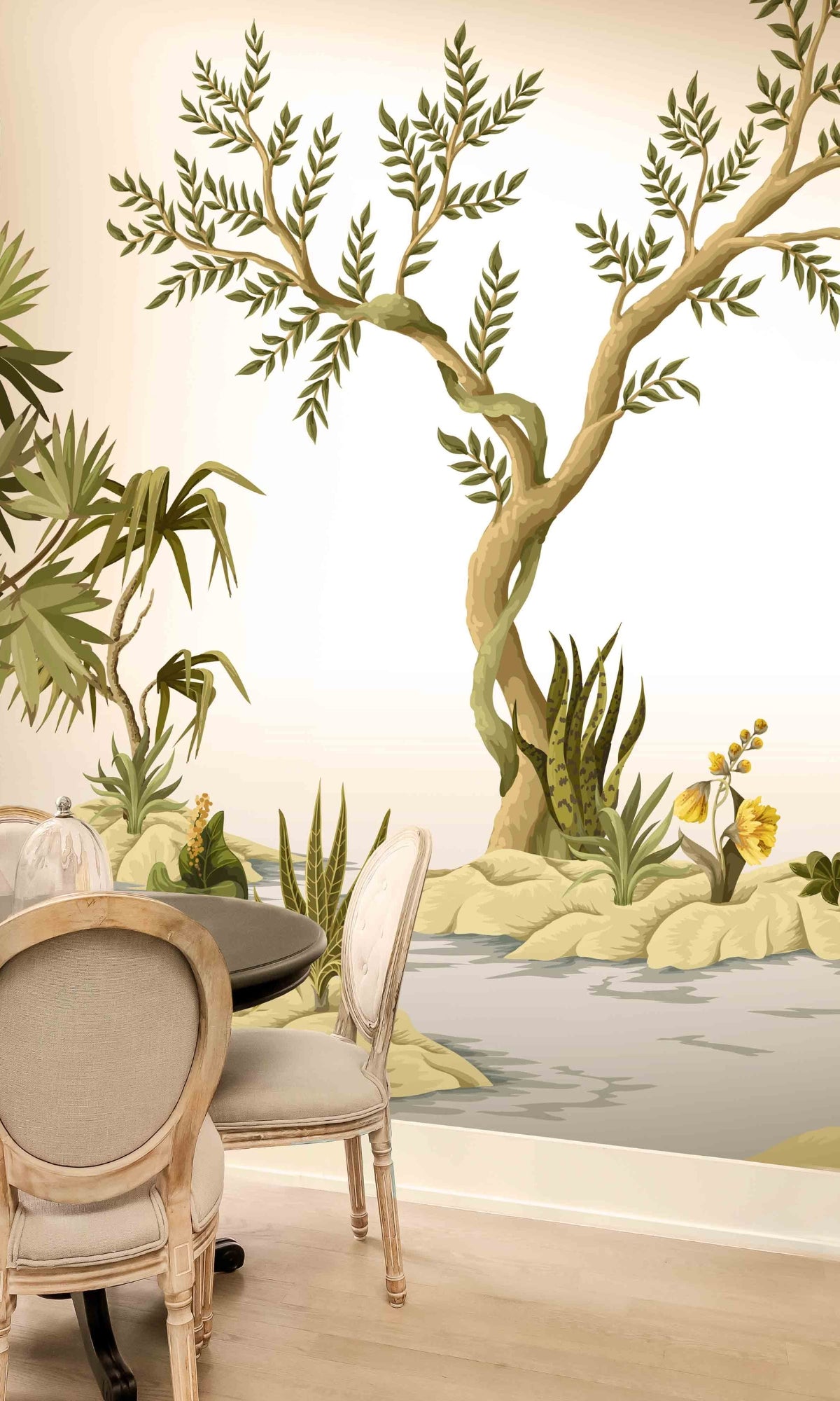 Colorful Jungles Trees Mural Wallpaper M1416-Sample