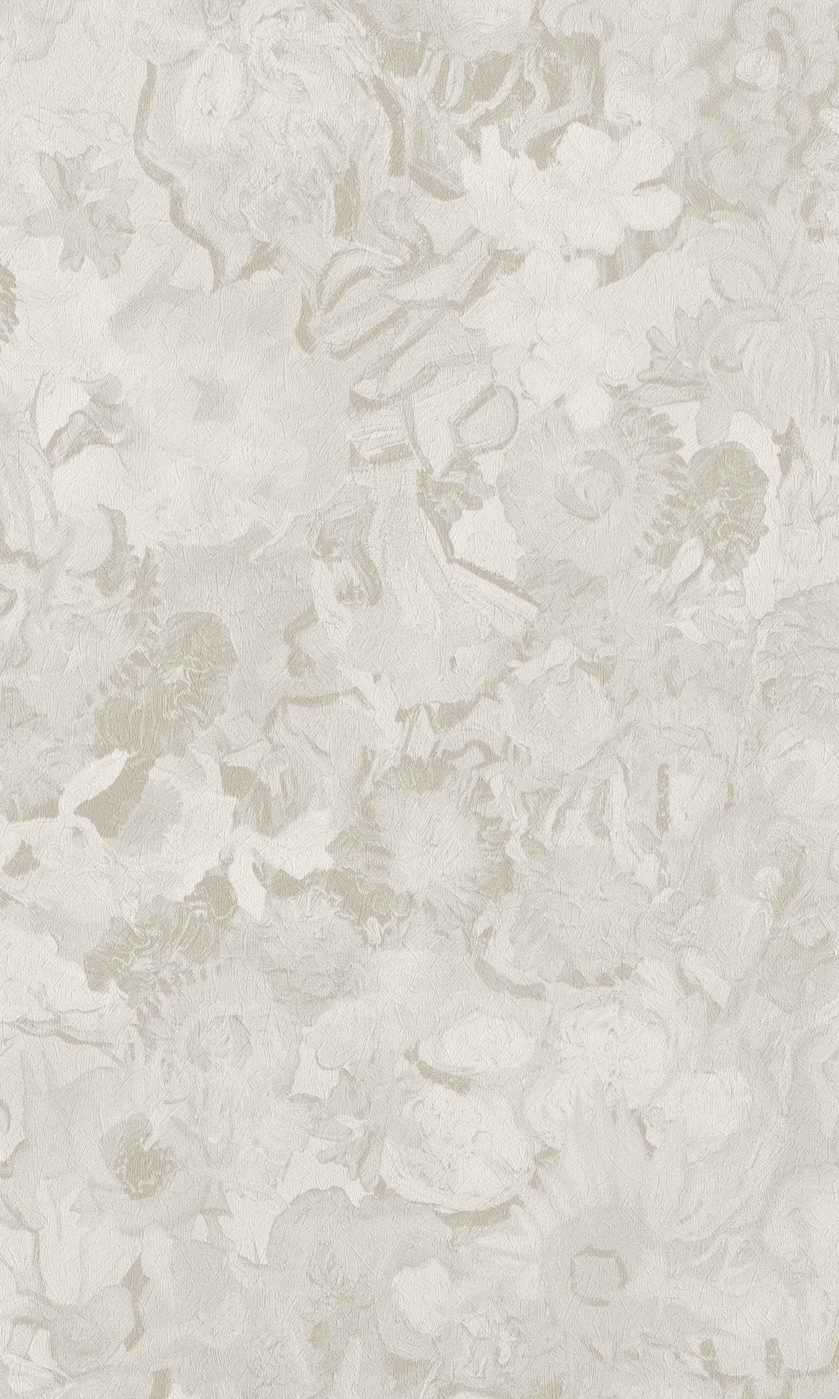 Cream Abstract Watercolor Floral Painted Wallpaper R8447