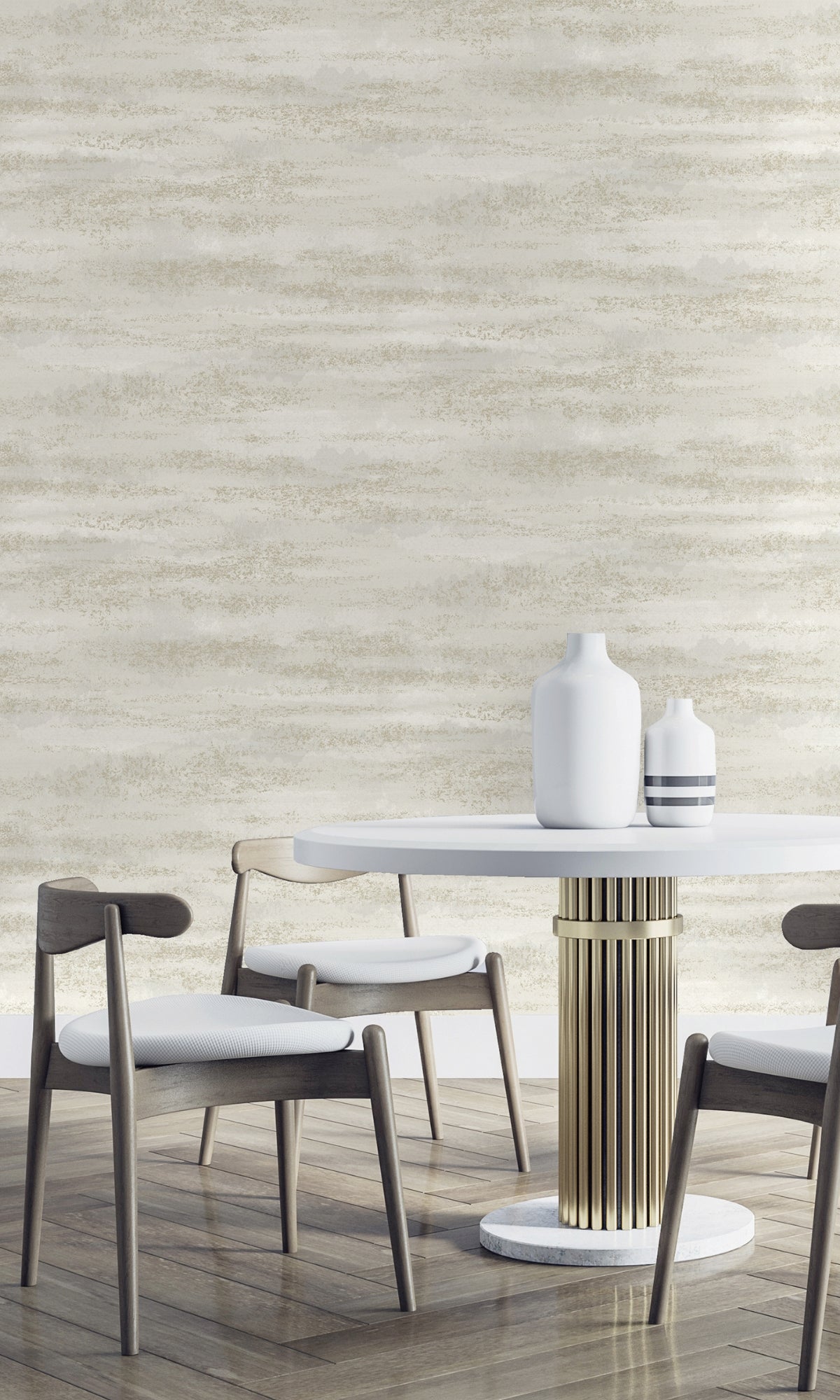 Cream Hazy Sky Textured Wallpaper R8289