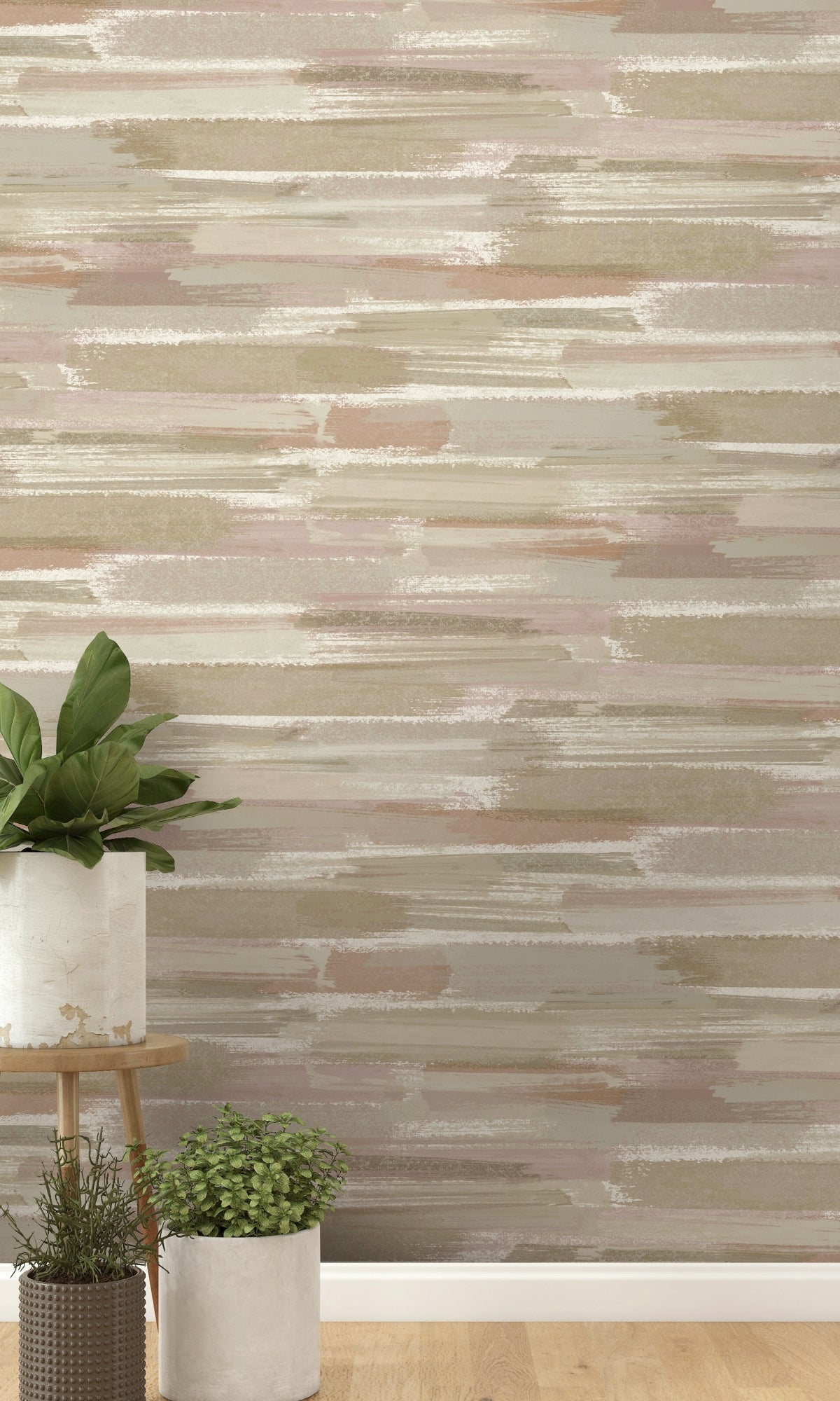 Cream Painted Water Lake Abstract Wallpaper R8809