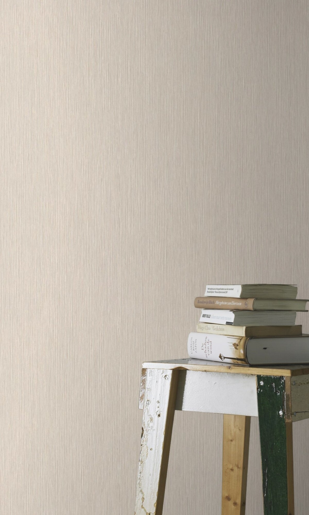 Light Beige Plain Textured Wallpaper R8650