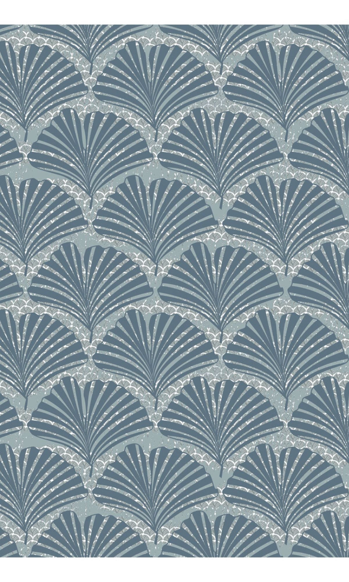 Walls Republic Blue flowers wallpaper mural M2875