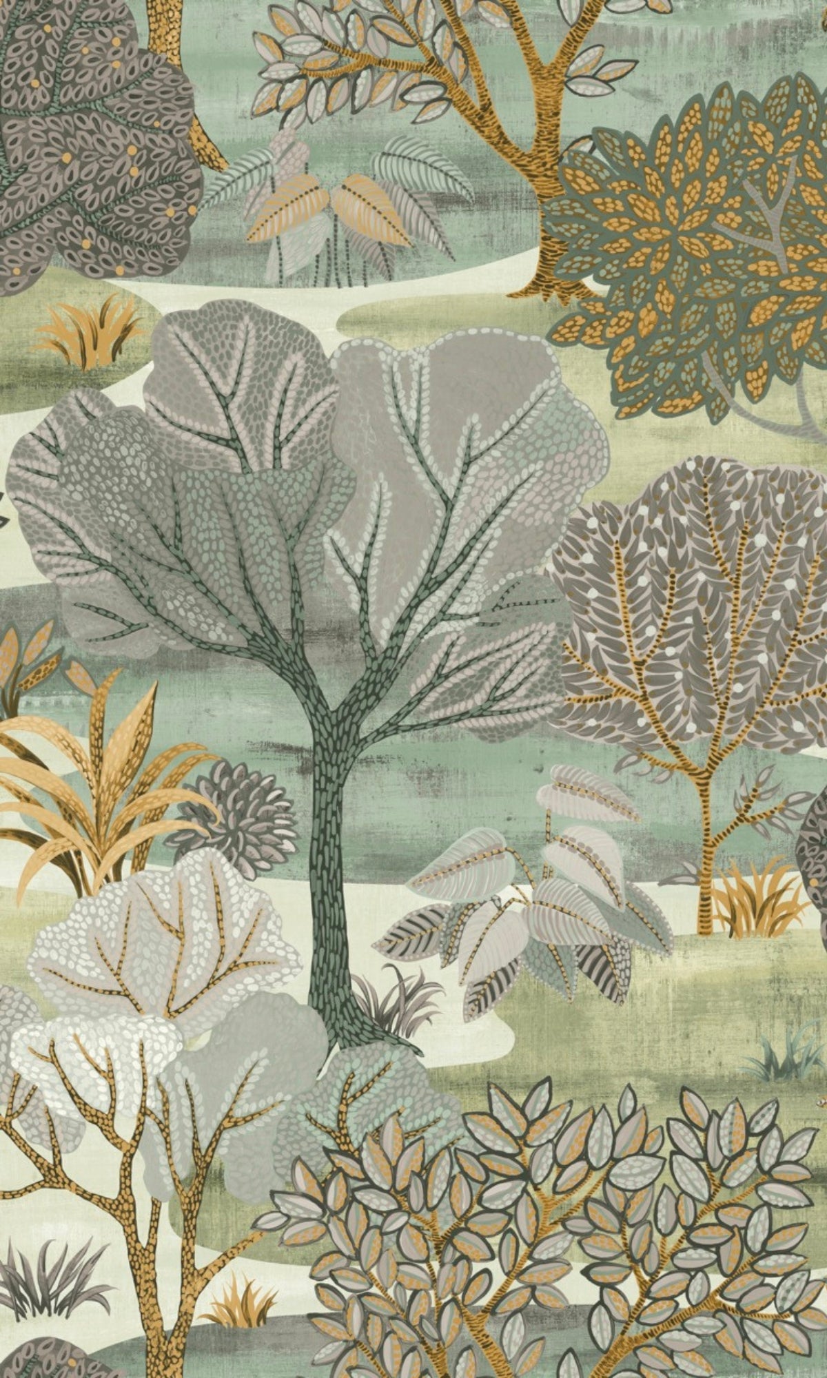 Moss Jungle Forest Tropical Wallpaper R9044