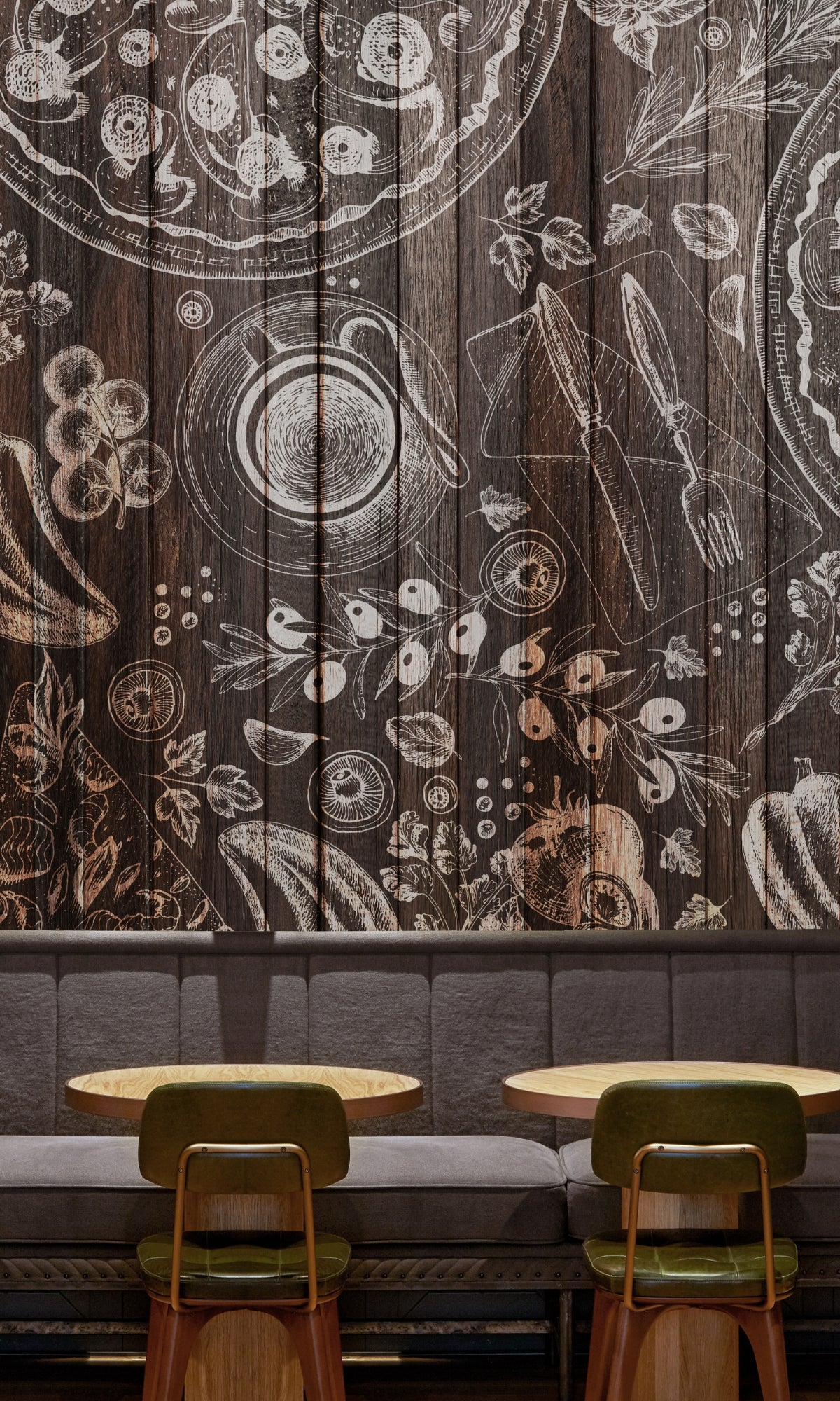 Neutral Delicious Mural Wallpaper M1406