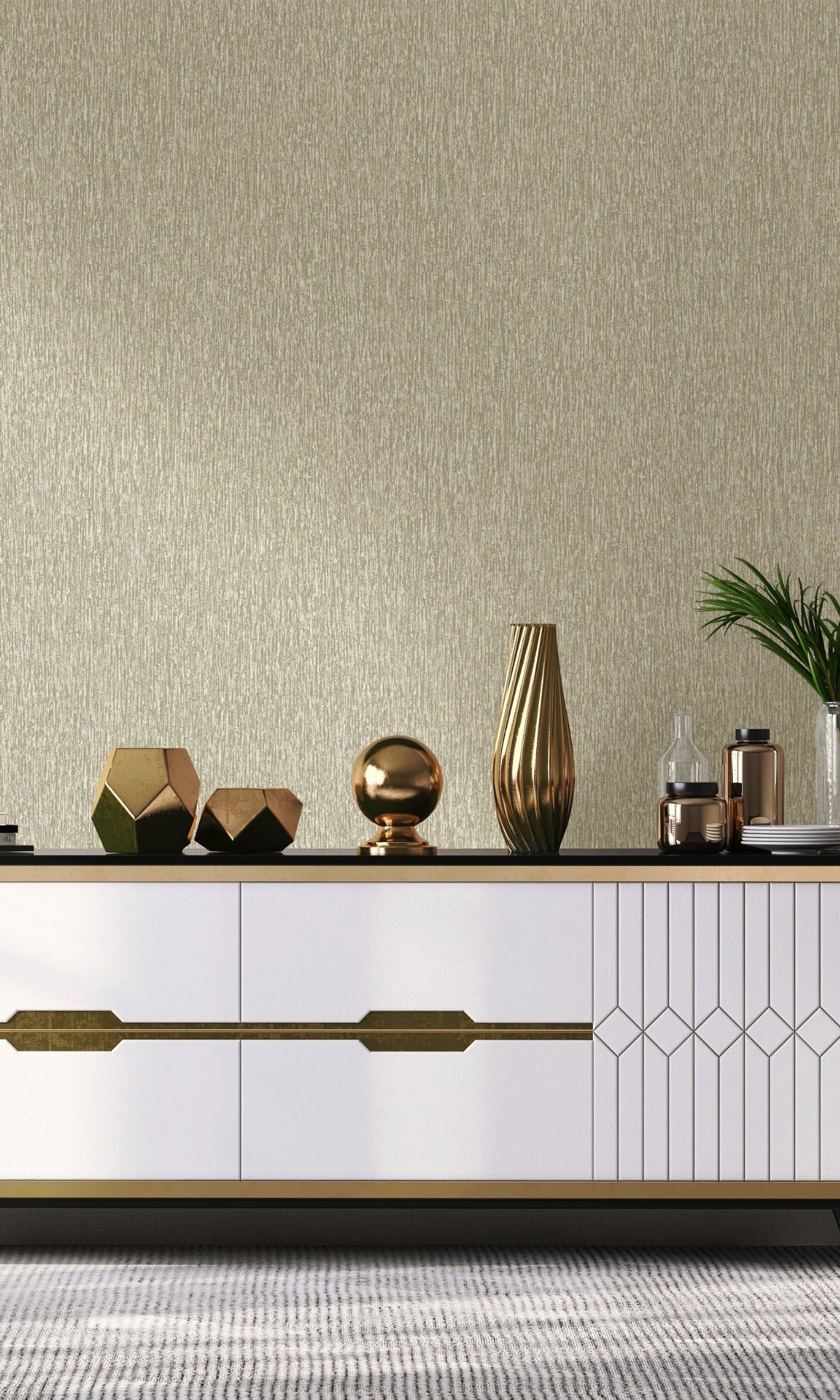 Neutral  Fine Fibers Abstract Wallpaper R8962