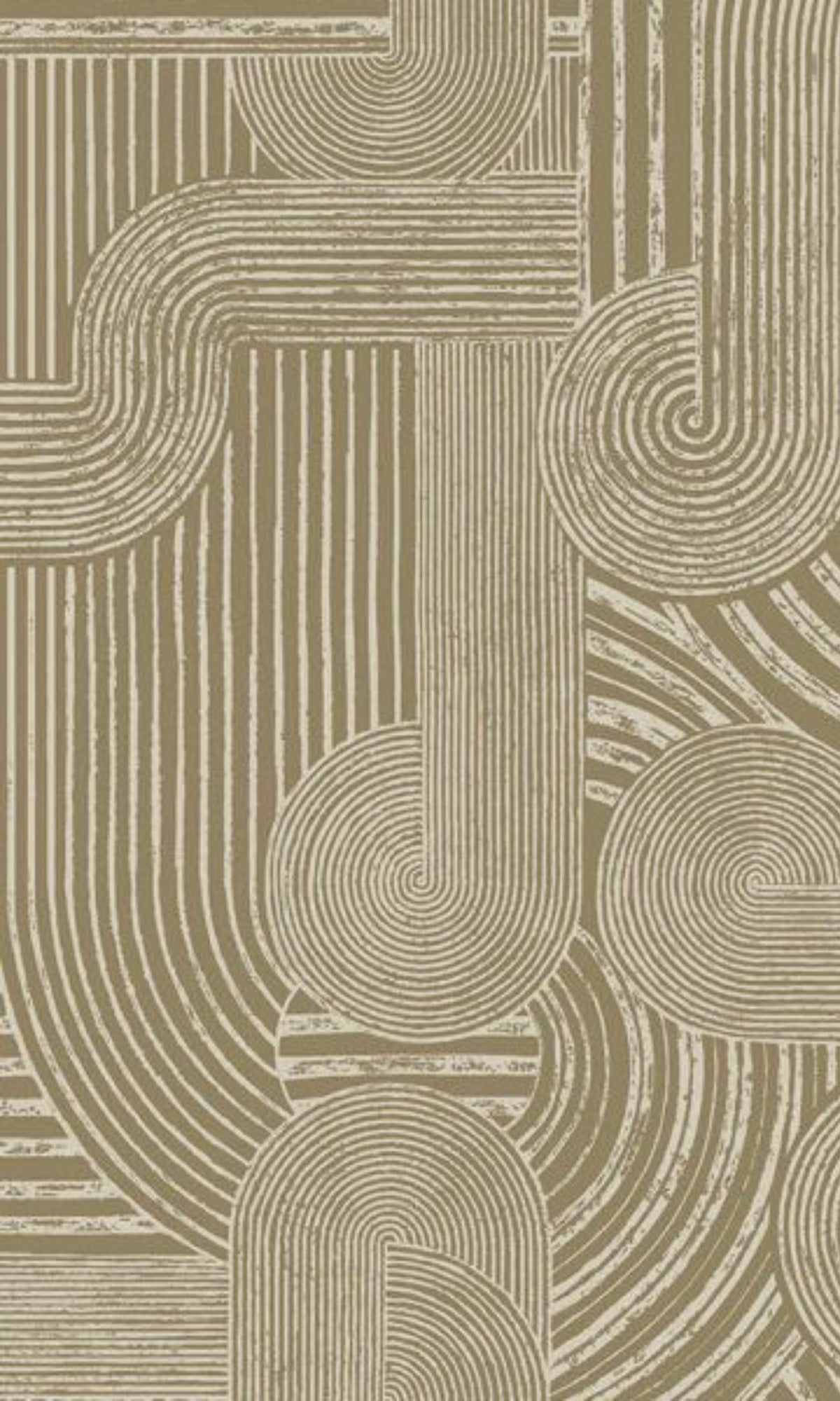 Neutral Intertwined  Geometric Bohemian Wallpaper R8425