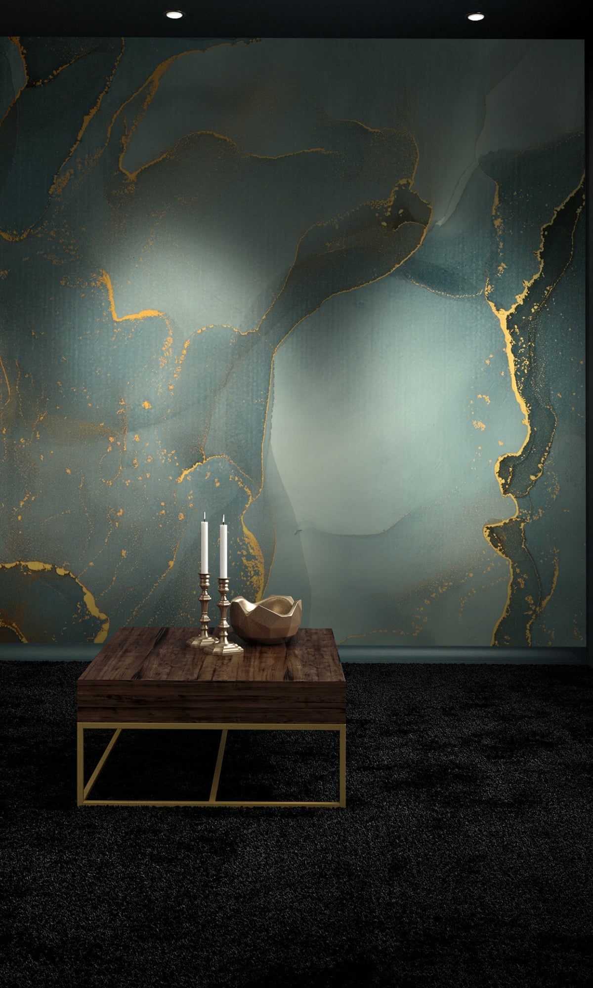 Neutral Natural Marble Mural Wallpaper M1356