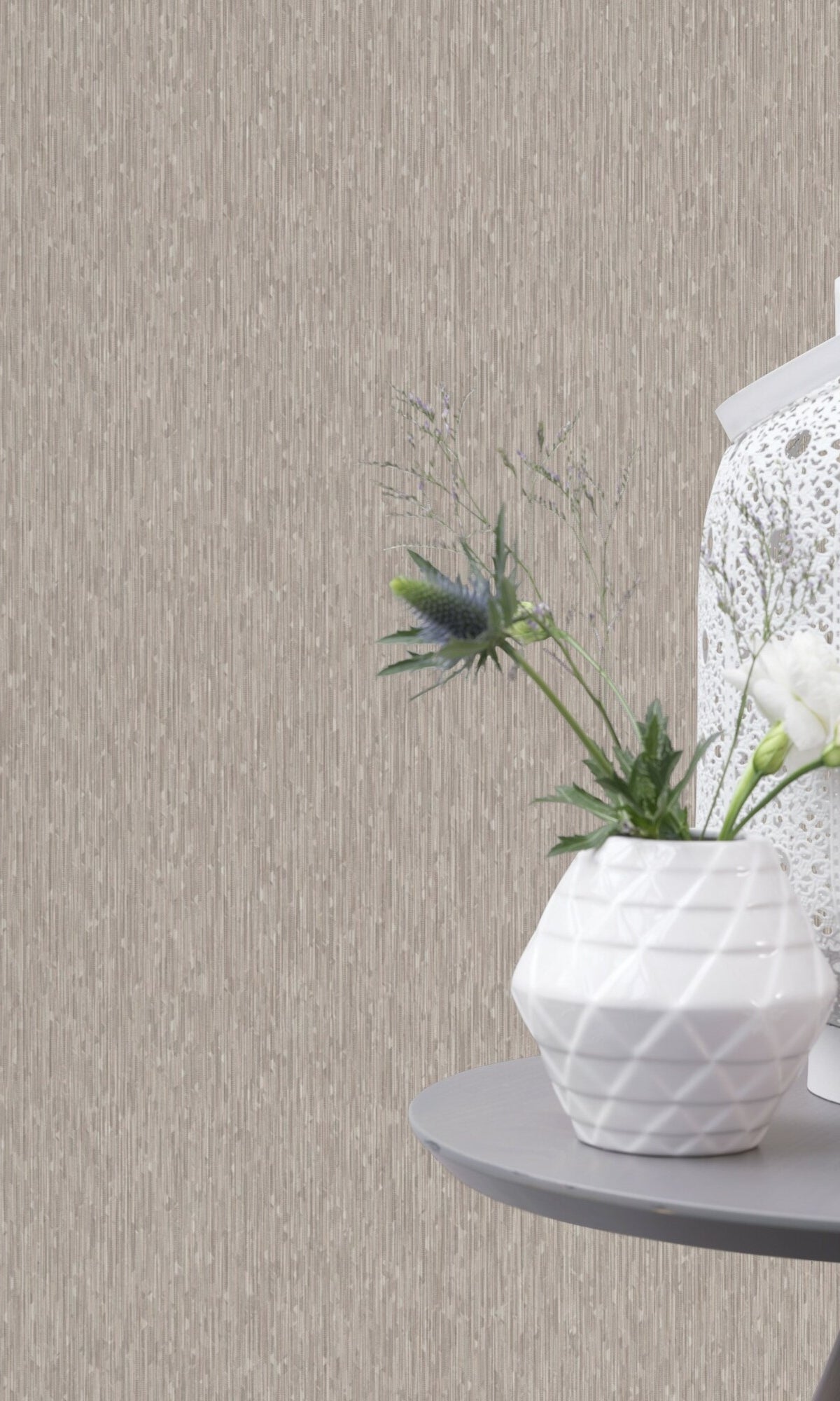 Pink Textured Fabric Like Wallpaper R8644