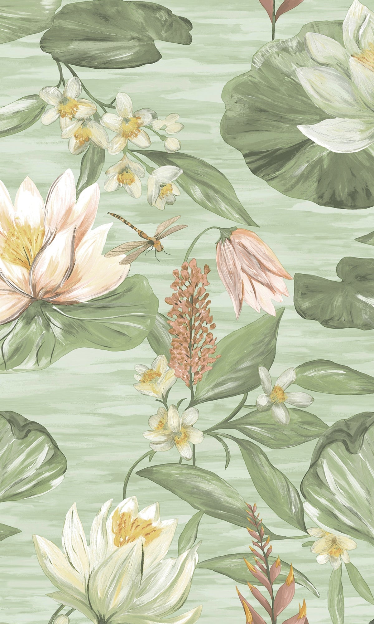 floral backdrop, flower backdrop, floral backdrop wallpaper, flower motif, flower background, floral background, floral background wallpaper, floral peel and stick wallpaper, flower wallpaper, floral wallpaper, floral wallpaper flowers, aesthetic flower wallpaper, repeating wallpaper pattern, textured wallpaper, textured wallpaper accent wall, textured wallpaper ideas, bold floral wallpaper, floral wallpaper for home, green floral wallpaper, painted waterlily floral wallpaper, waterlily floral wallpaper