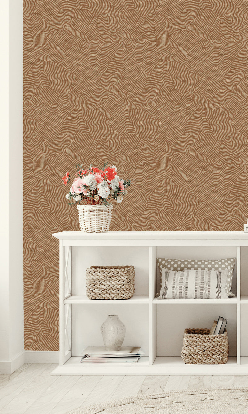 Sahara Wallpaper Collection, Sahara Collection, Non-woven Substrate, Paste the Wall, Strippable, Good lightfastness, Spongeable, Bedroom Wallpaper, Living Room Wallpaper, Living Room Wallpaper, Dining Room Wallpaper, Children's Room Wallpaper, Study Room Wallpaper, Home Office Wallpaper, Powder Room Wallpaper, Foyer Wallpaper, Home Wallpaper, Home Wallcovering, Wallpaper for Homes, Earth-inspired wallpaper, Warm and rustic wallpaper, Desert-inspired hues, terracotta wallpaper, Rippled sand wallpaper
