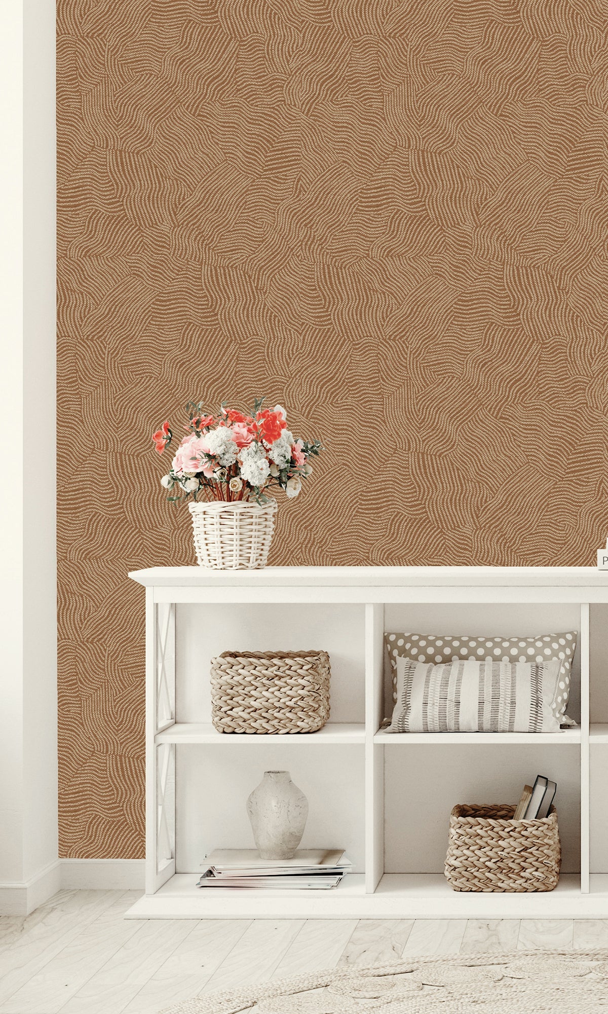 Sahara Wallpaper Collection, Sahara Collection, Non-woven Substrate, Paste the Wall, Strippable, Good lightfastness, Spongeable, Bedroom Wallpaper, Living Room Wallpaper, Living Room Wallpaper, Dining Room Wallpaper, Children's Room Wallpaper, Study Room Wallpaper, Home Office Wallpaper, Powder Room Wallpaper, Foyer Wallpaper, Home Wallpaper, Home Wallcovering, Wallpaper for Homes, Earth-inspired wallpaper, Warm and rustic wallpaper, Desert-inspired hues, terracotta wallpaper, Rippled sand wallpaper