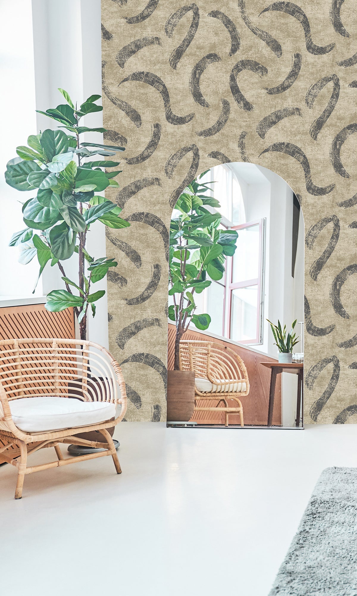 Sahara Wallpaper Collection, Sahara Collection, Non-woven Substrate, Paste the Wall, Strippable, Good lightfastness, Spongeable, Bedroom Wallpaper, Living Room Wallpaper, Living Room Wallpaper, Dining Room Wallpaper, Children's Room Wallpaper, Study Room Wallpaper, Home Office Wallpaper, Powder Room Wallpaper, Foyer Wallpaper, Home Wallpaper, Home Wallcovering, Wallpaper for Homes, Earth-inspired wallpaper, Warm and rustic wallpaper, Desert-inspired hues, fluid brushmark wallpaper, linen & noir wallpaper