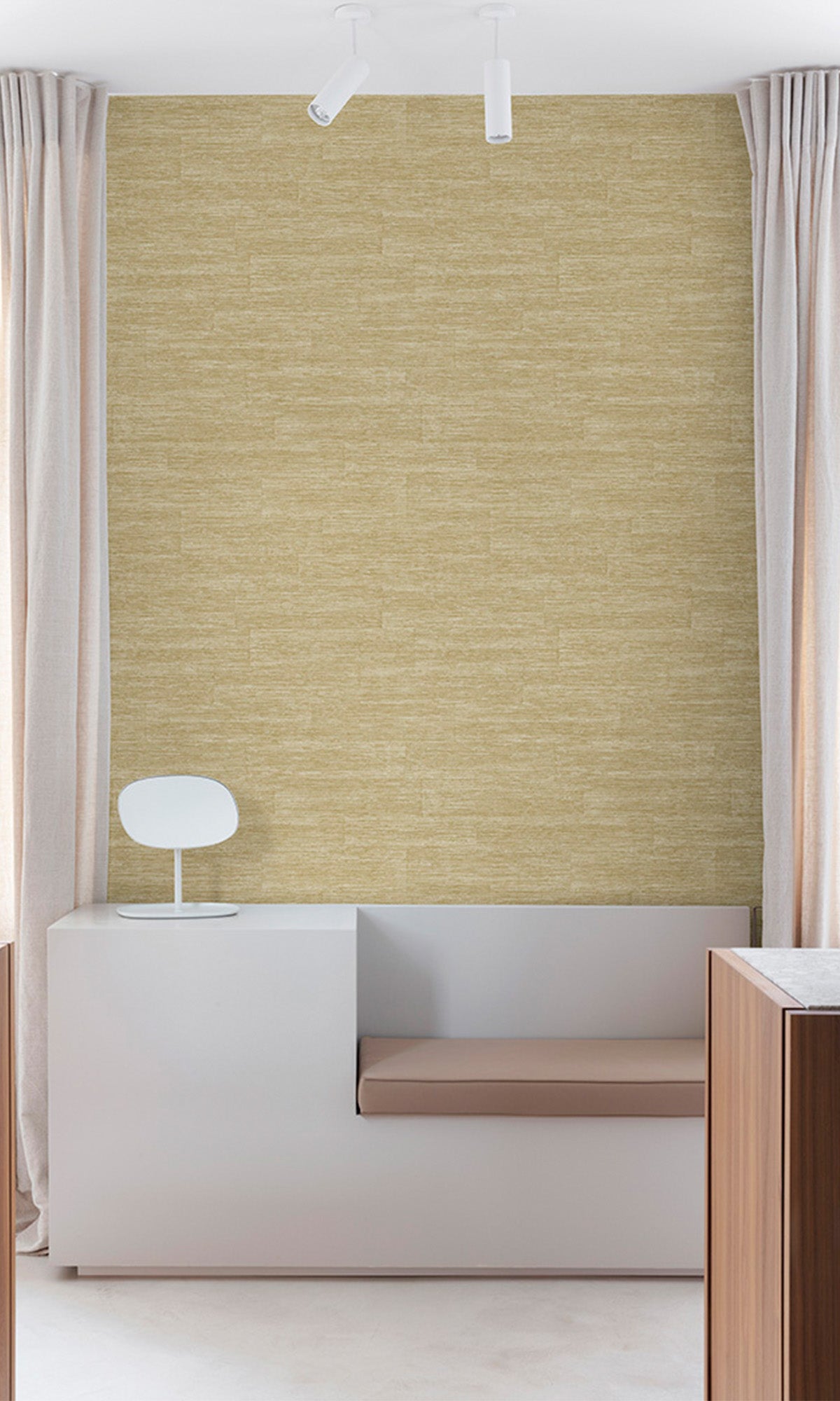 Balsa Stone Faux Grasscloth Wallpaper R9751