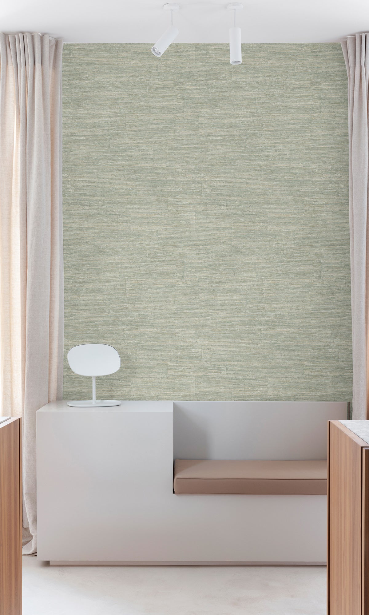 Mossleaf Faux Grasscloth Wallpaper R9752