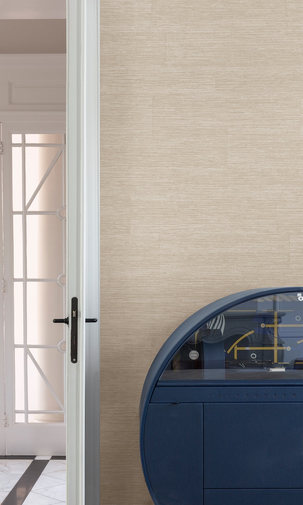 Arragonite Faux Grasscloth Wallpaper R9754