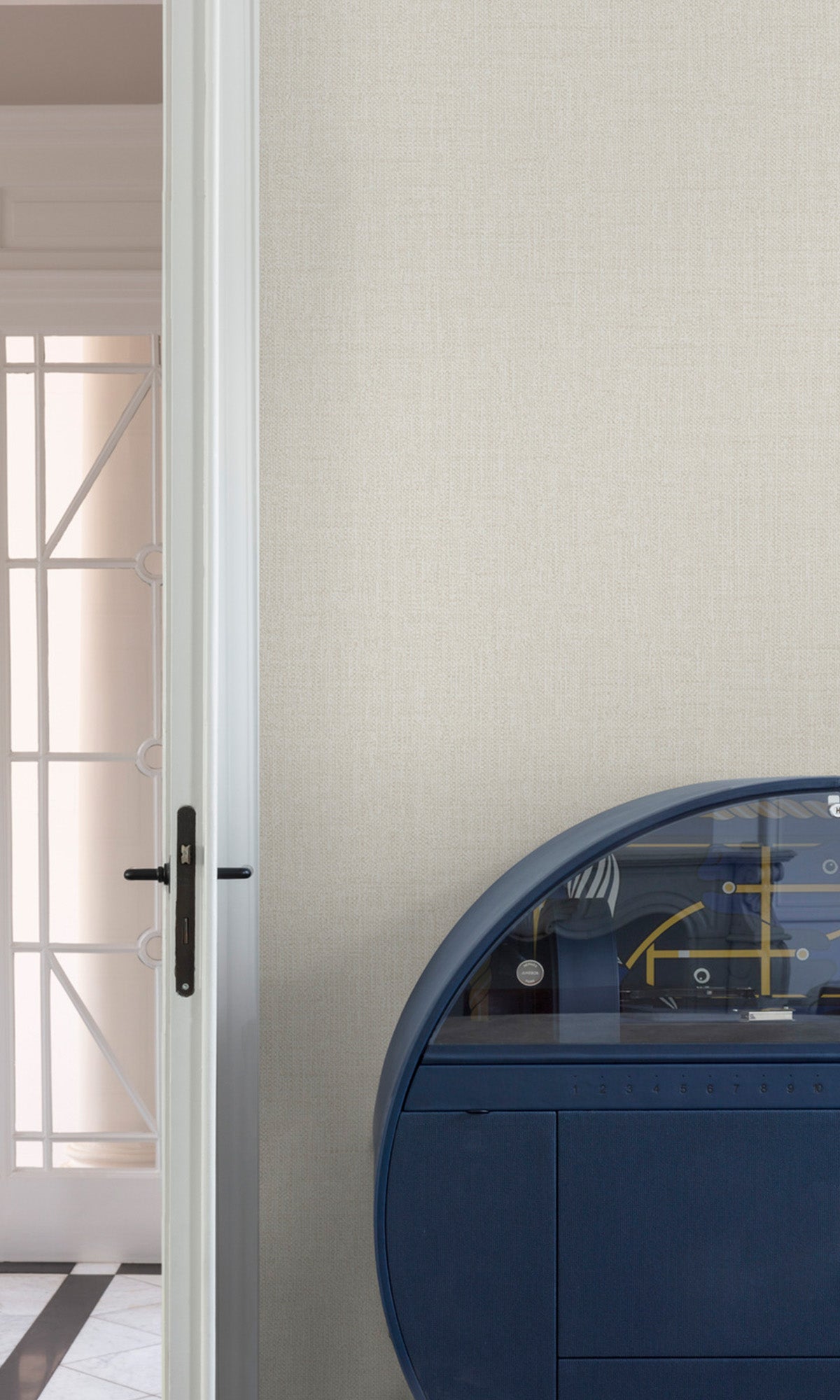 Oyster Haze Fine Weave Wallpaper R9762