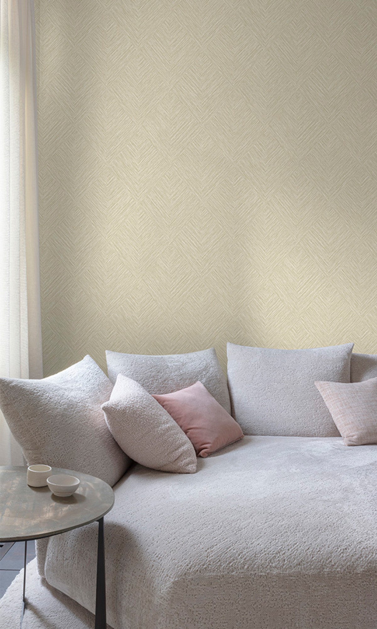 Beach Dune Tiled Basketweave Wallpaper R9779