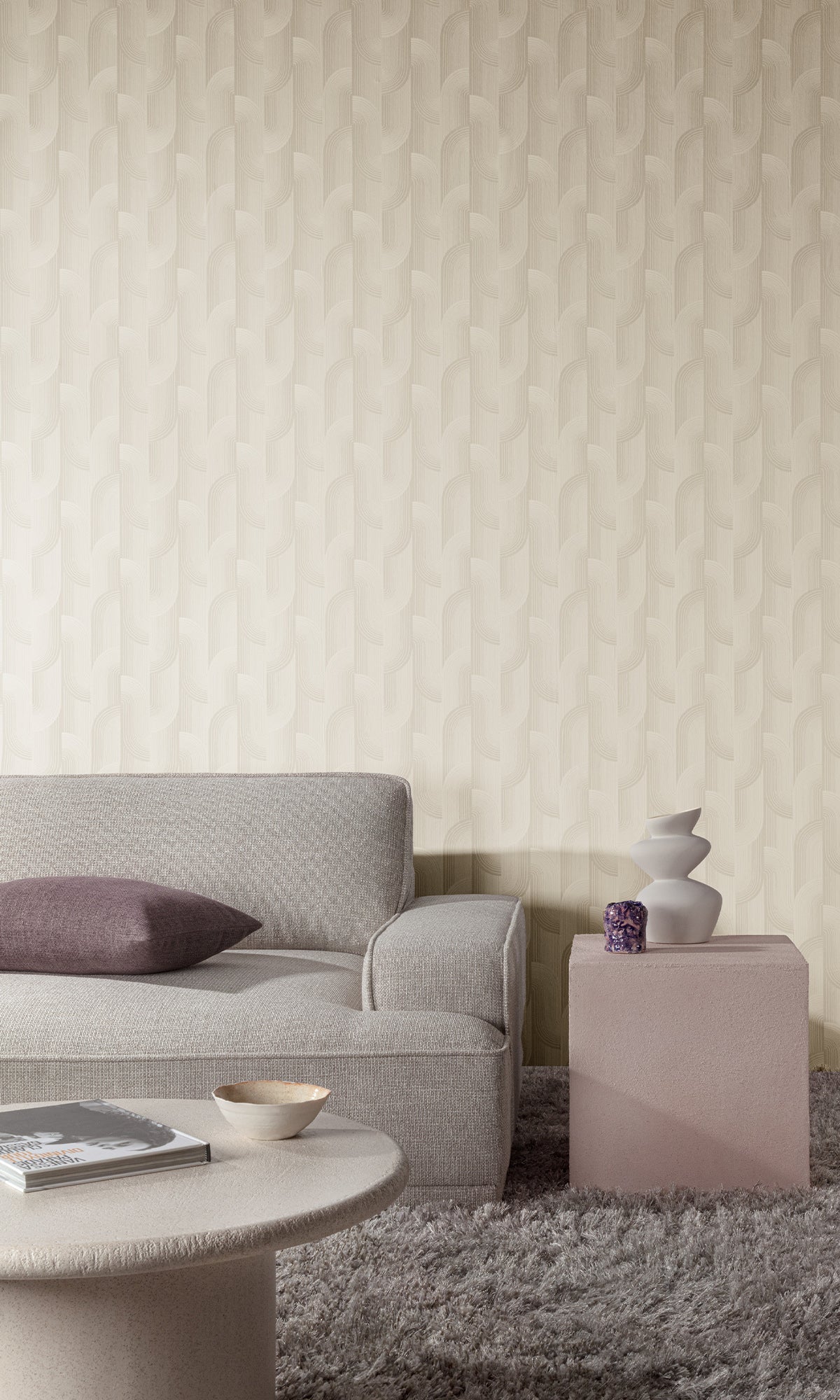 Willowside Knitted Stripe Wallpaper R9784