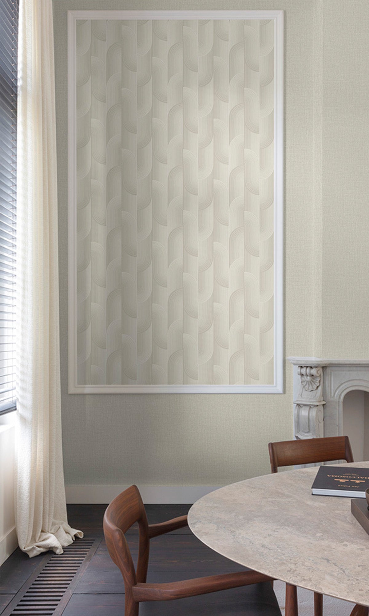 Moss Island Knitted Stripe Wallpaper R9787