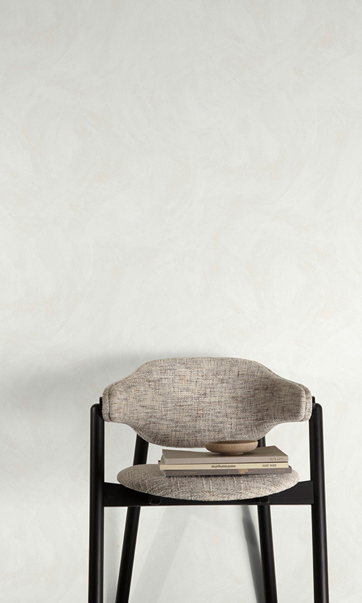 Atrium White Faux Concrete Wallpaper R9825