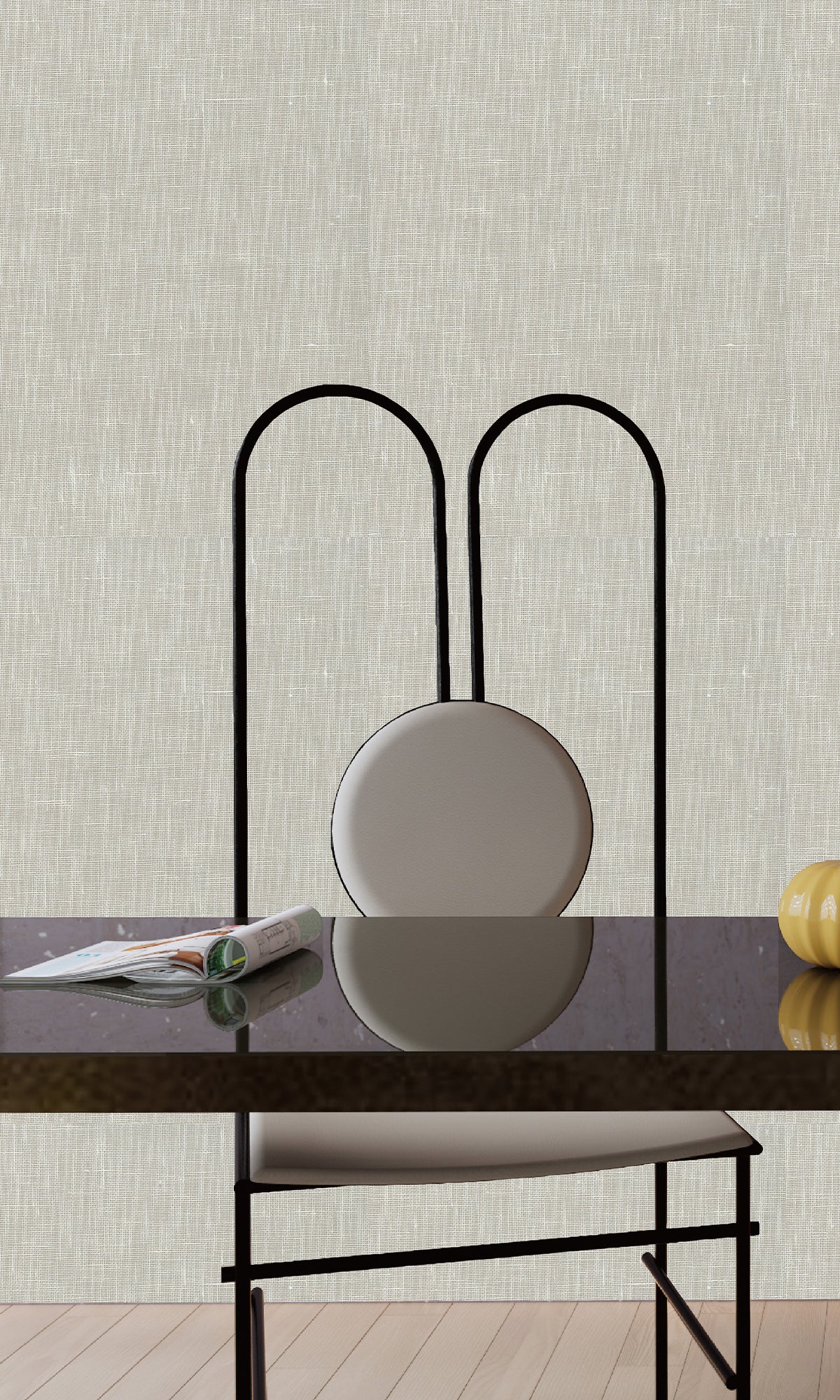 Pebble Walk Linen Weave Wallpaper R9844