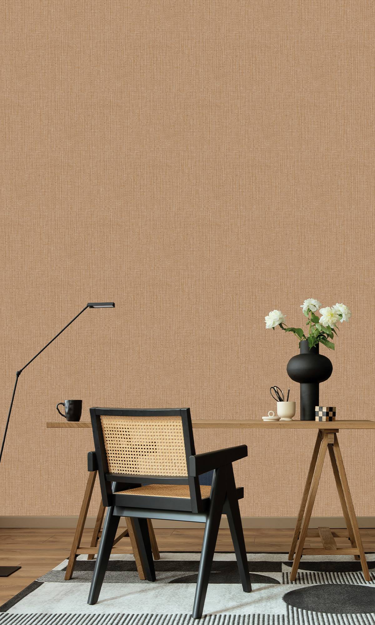 Pale Taupe Faux Denim Effect Wallpaper R9870