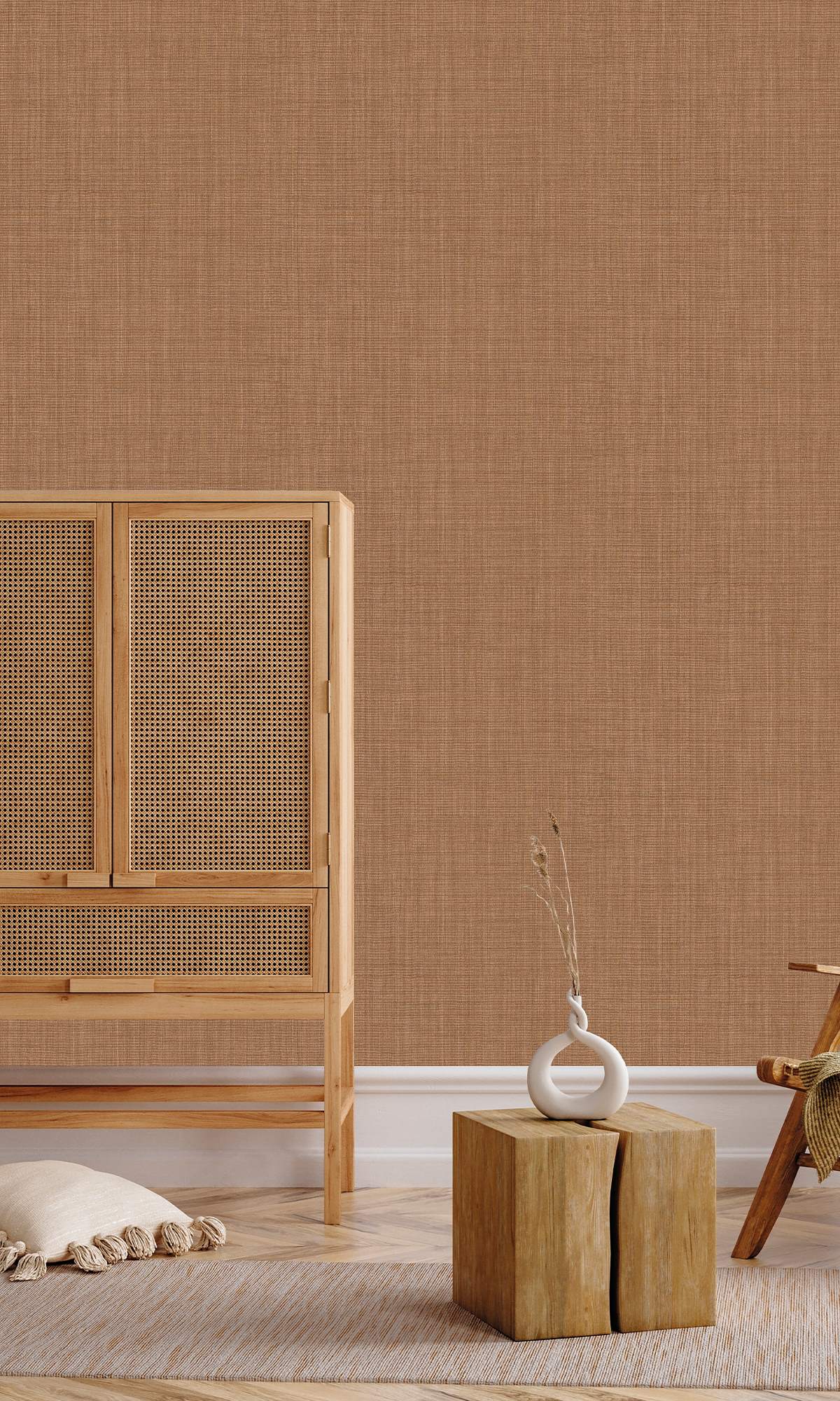 Sylvaneth Bark Textile Print Wallpaper R9882