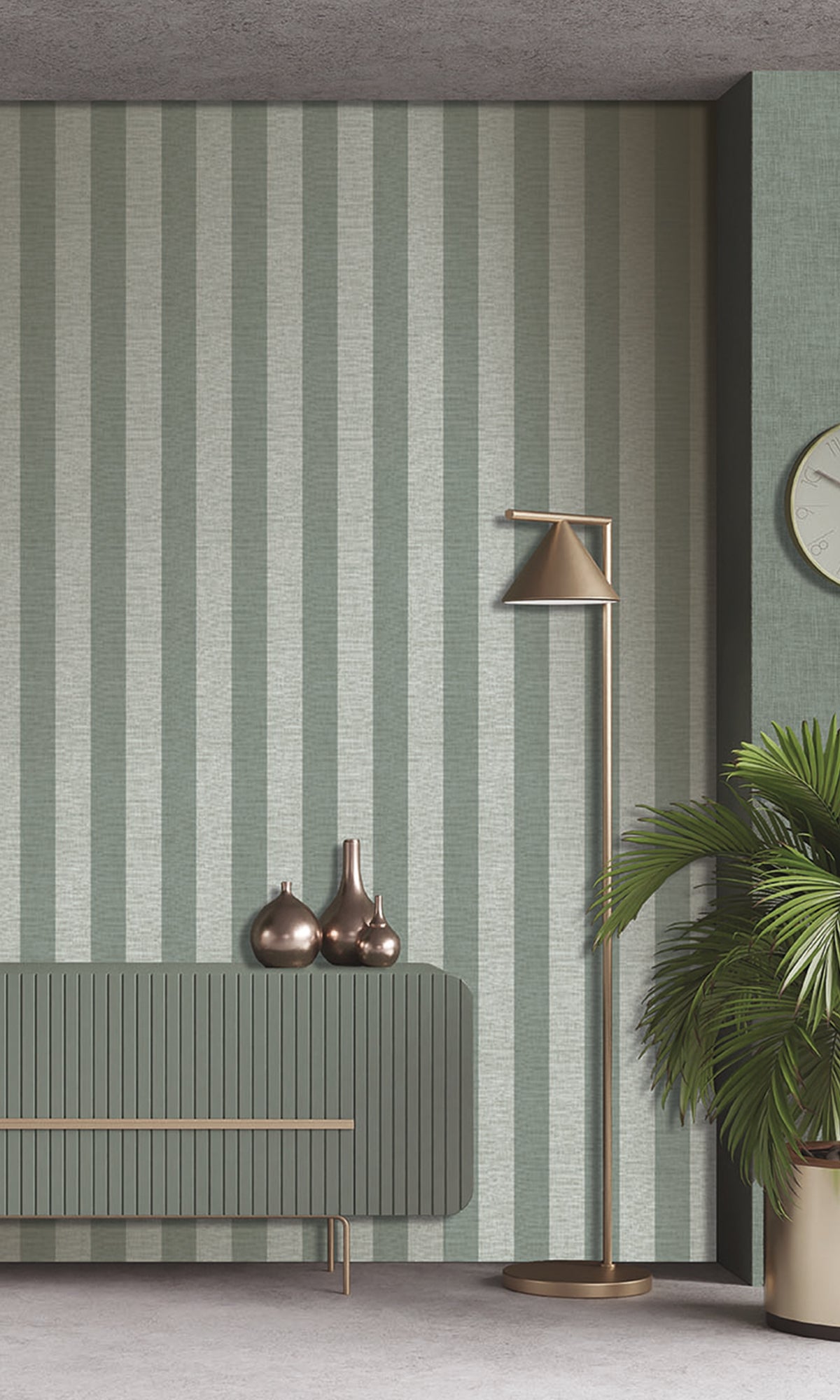 Coolwind & Mossleaf Wavy Textured Stripes Wallpaper R9966