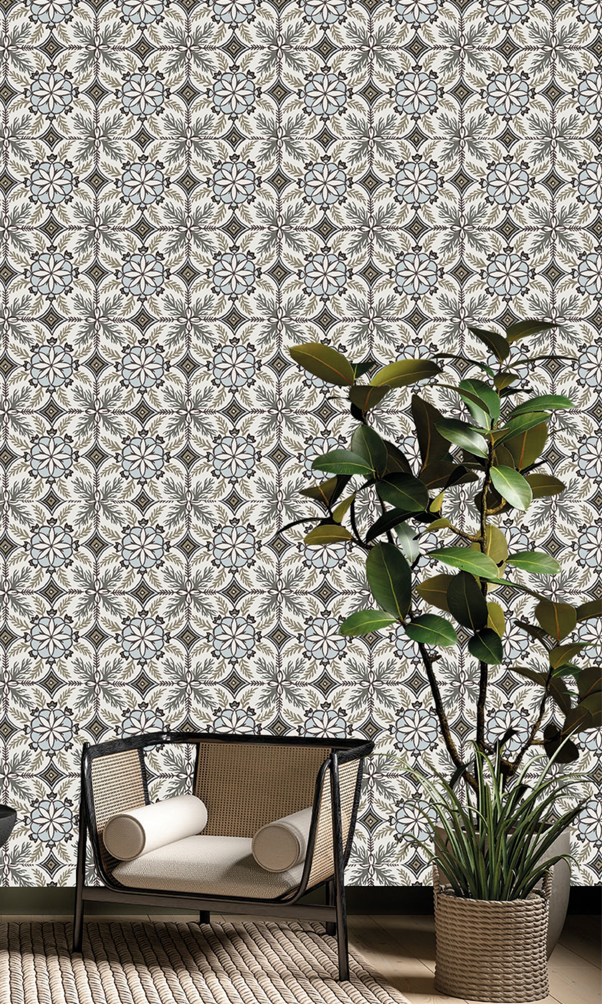 Armory & Arctic Fox Moroccan Tiles Wallpaper R9976
