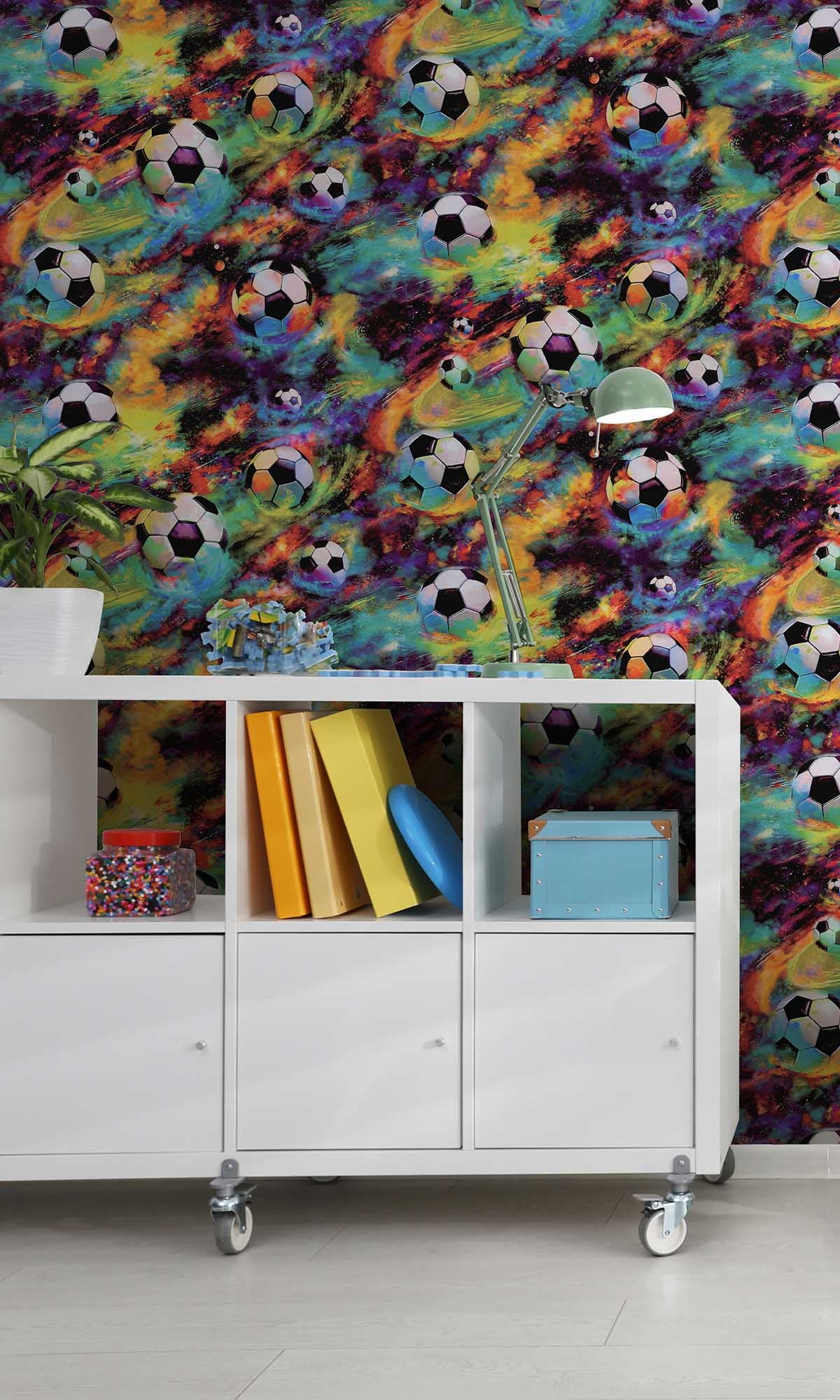Multi Football Galaxy Wallpaper R9998