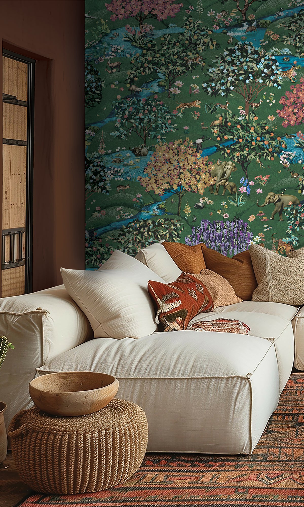 Multi Enchanting Forest and Hills Wallpaper RM9041