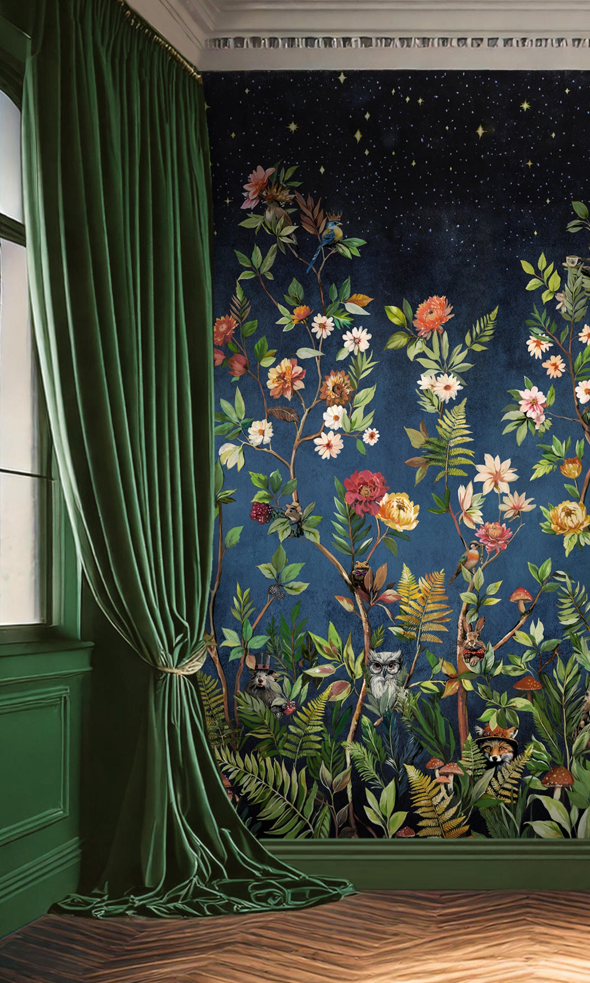 Multi Fairytale Woodland Mural Wallpaper  RM9047
