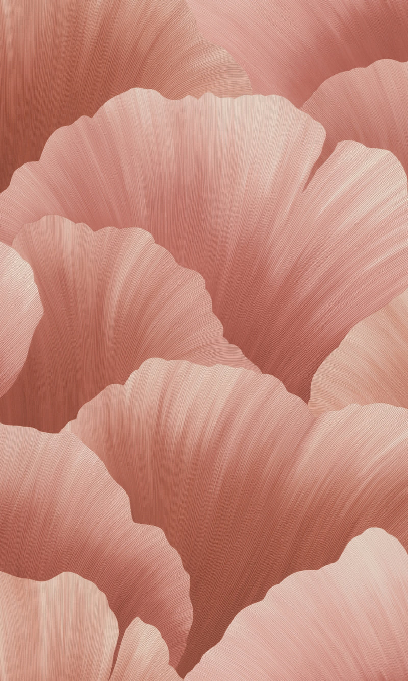 Red Coral Like Petals Bold Floral Wallpaper, flock wall paper, flock wallpaper, vintage flock wallpaper, contemporary flock wallpaper, modern flock wallpaper, flock wallpaper for homes, flock wall décor, flock wall covering