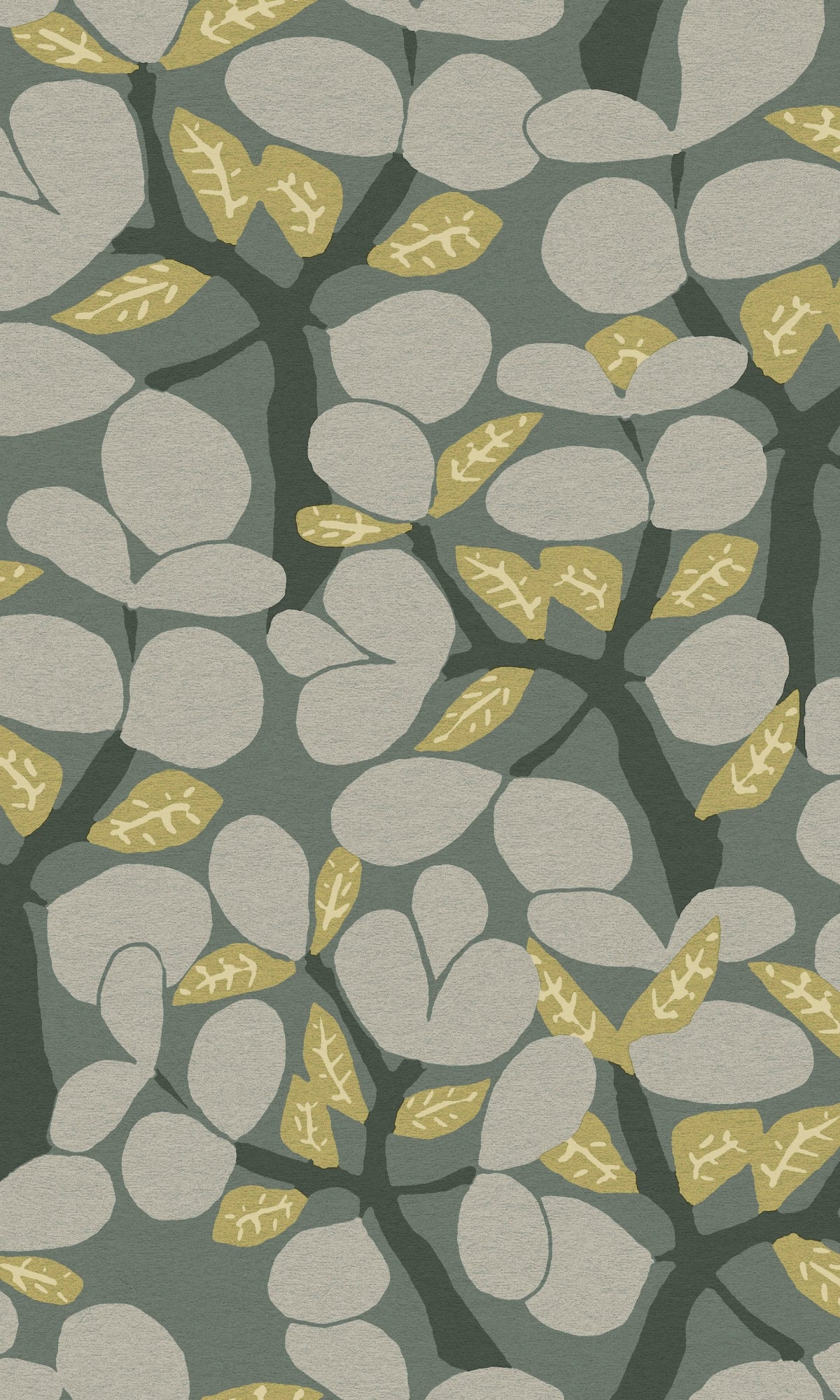 Sage Twig Tree Tropical Wallpaper R9091