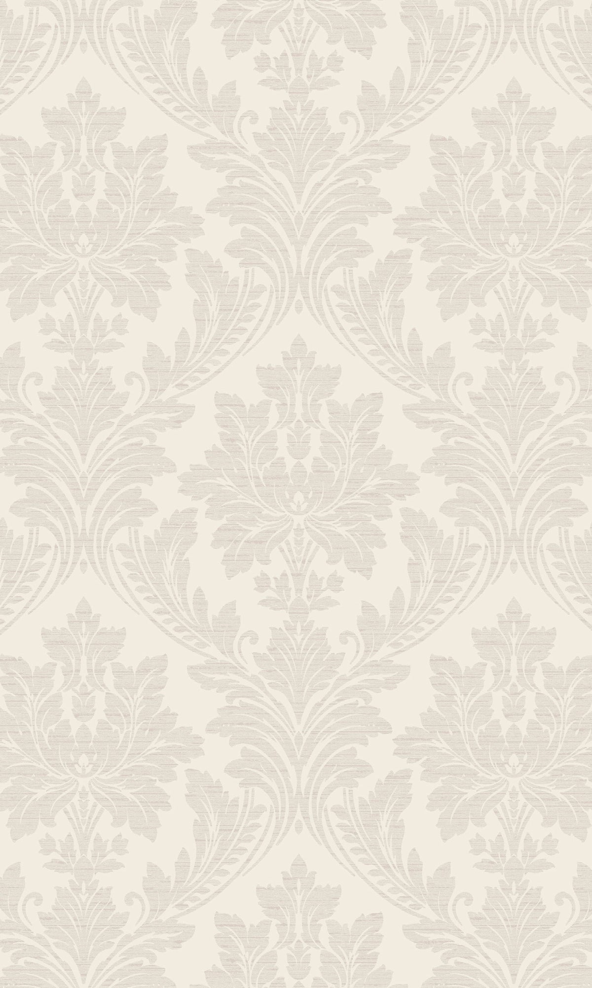 Taupe Classic Floral Damask Wallpaper R9206