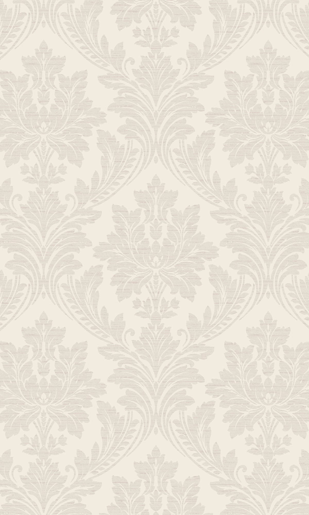 Taupe Classic Floral Damask Wallpaper R9206