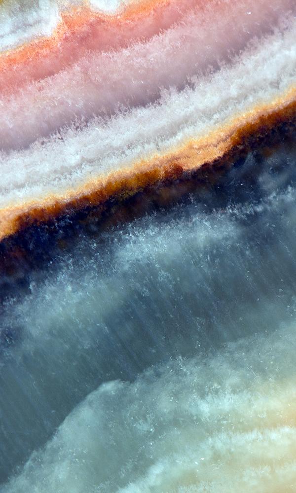 Multi-colored Layered Crystal Stone Mural M9431 | Digital Wallpaper
