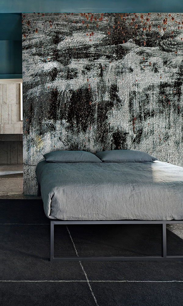 rough concrete wall wallpaper