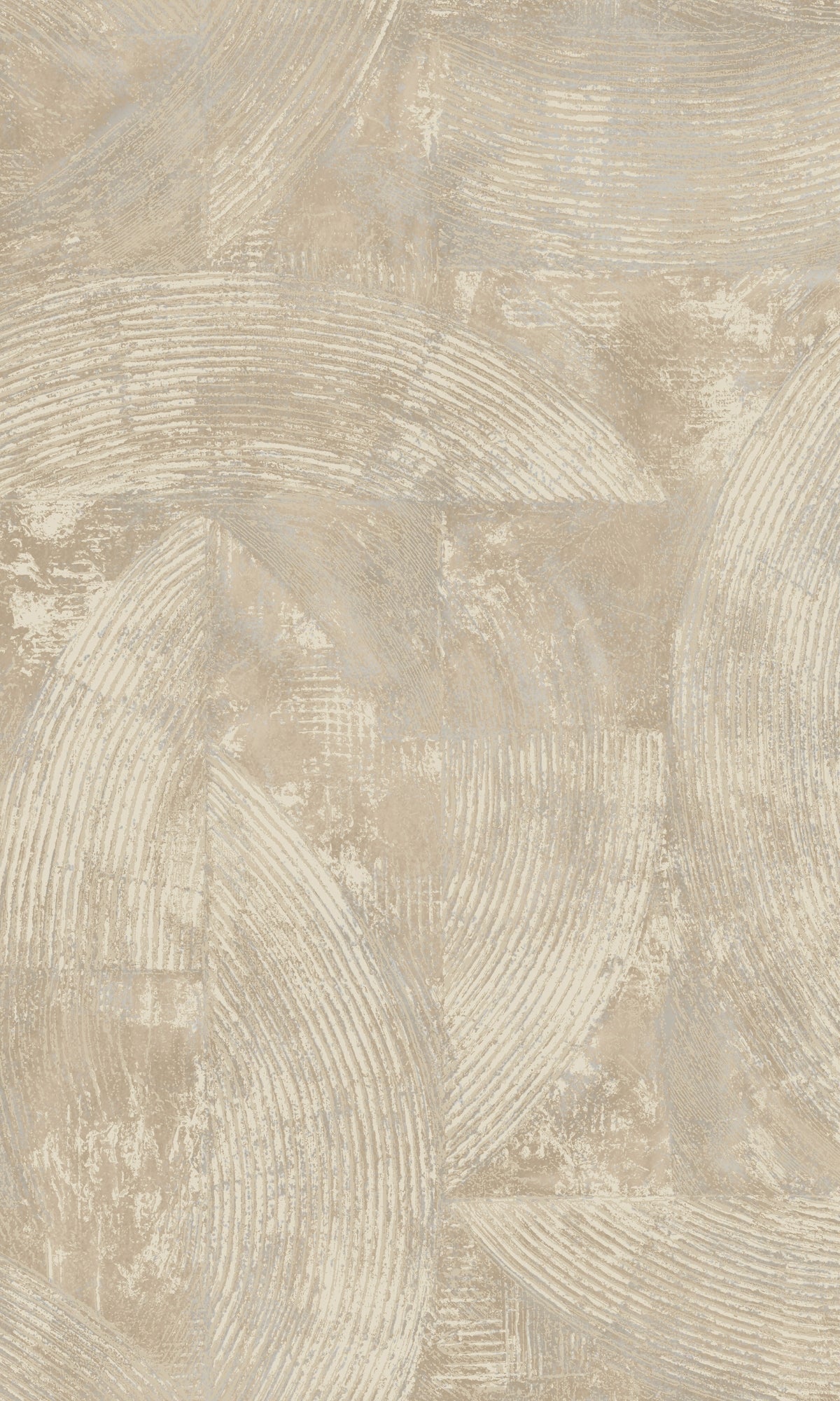 Beige Metallic Scratched Geometric R7994